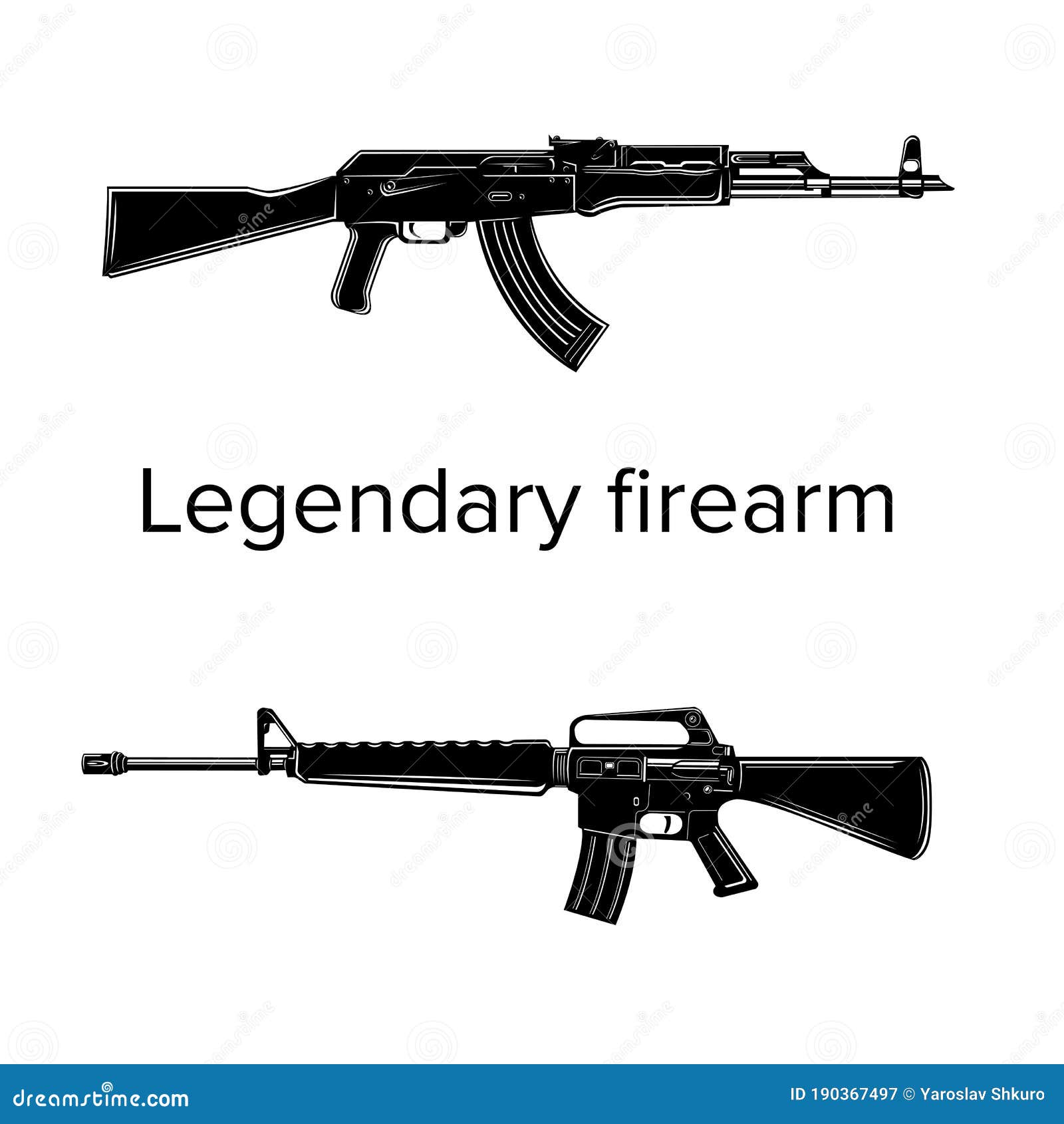 legendary assault rifles  . classic armament . automatic tactical carbines