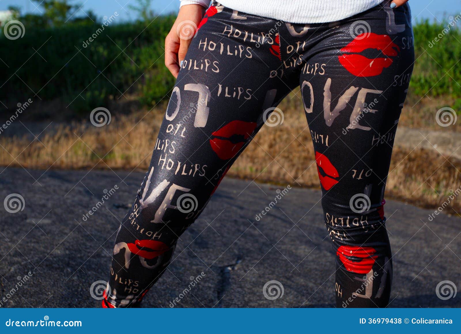 HD wallpaper: girl's black leggings, look, sweetheart, model, lips