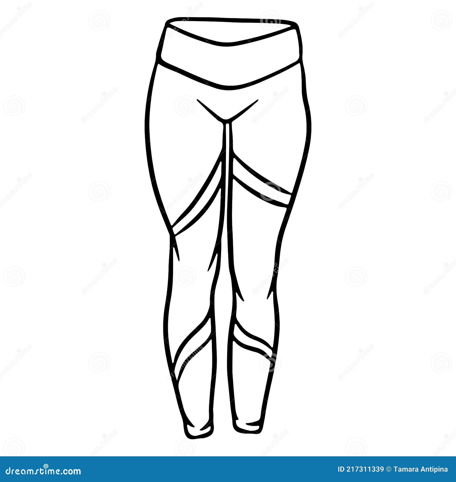 Leggings Deportivos Para Fitness Y Deportes. Ropa Deportiva. Leyendas  Deportivas. Estilo De Dibujos Animados. Ilustración del Vector -  Ilustración de ilustraciones, ocasional: 217311339