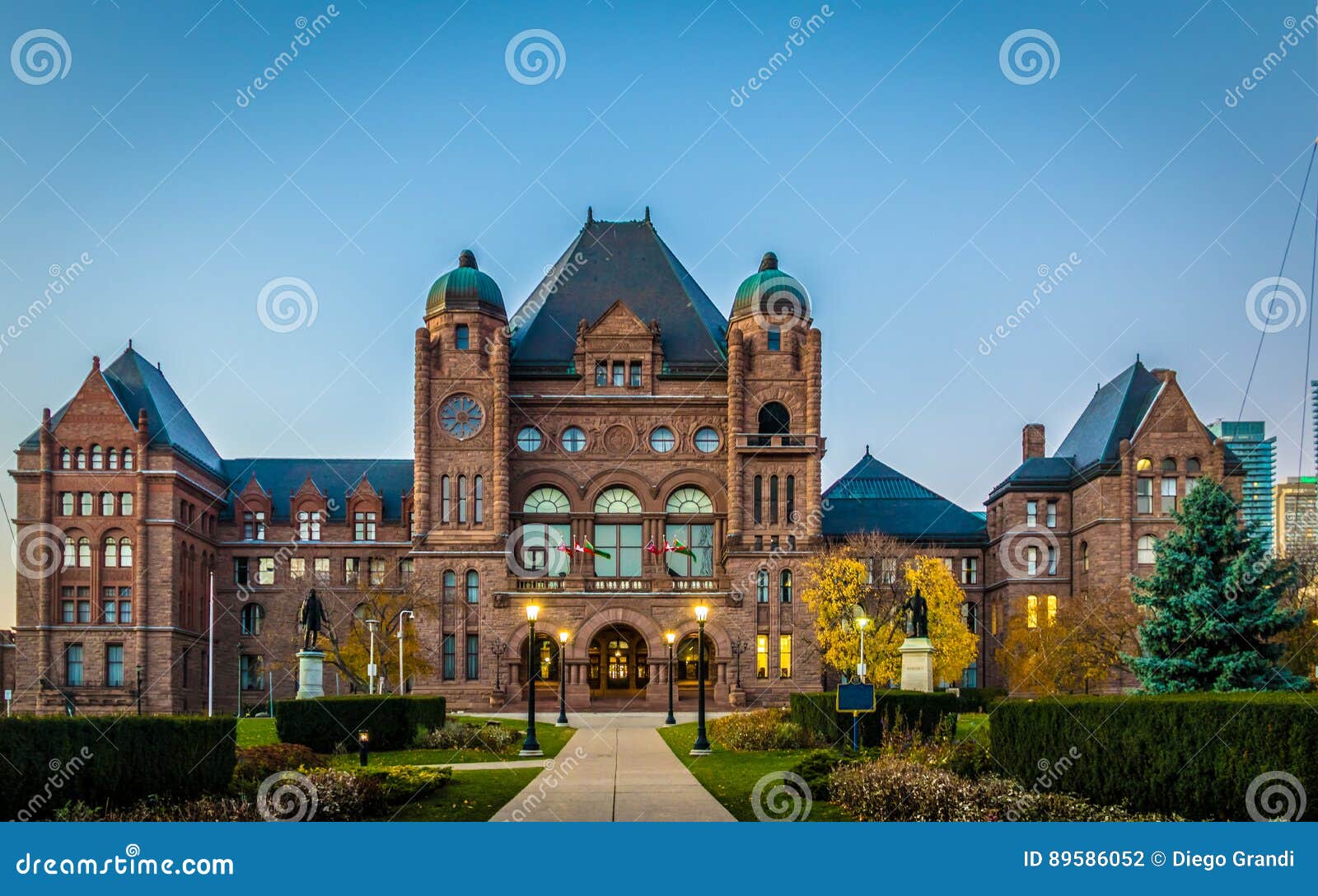 legislative assembly of ontario situated in queens park - toronto, ontario, canada