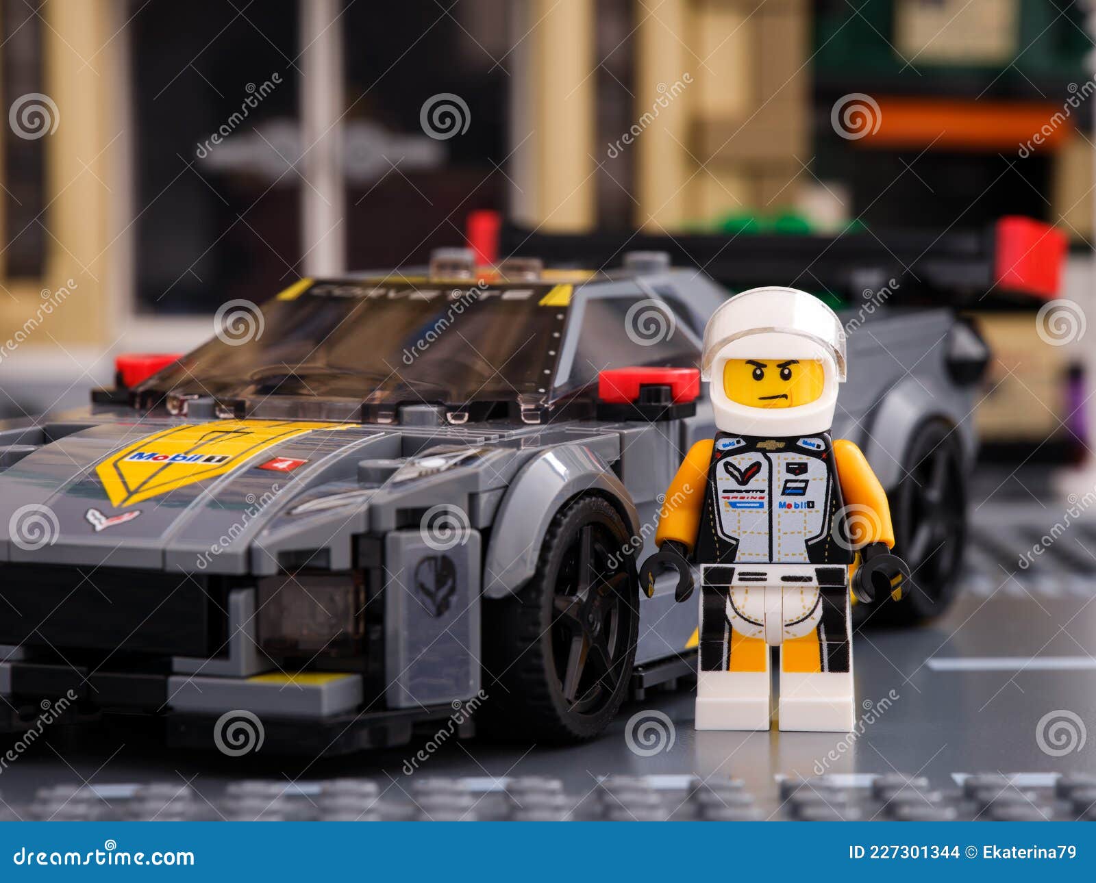 Lego Chevrolet Corvette C8.R Race Car Driver Minifigure by LEGO Speed ...