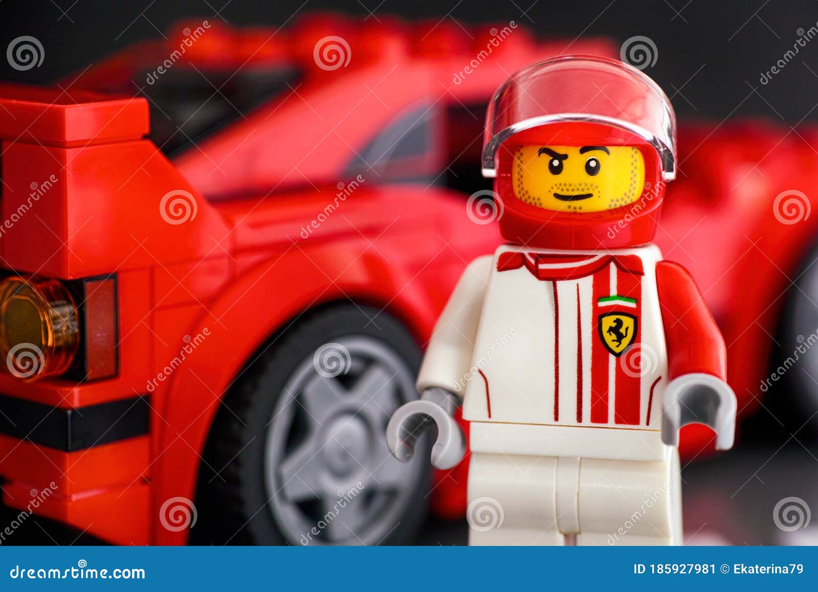 Lego Ferrari F40 Competizione Driver Minifigure by LEGO Speed Champions ...
