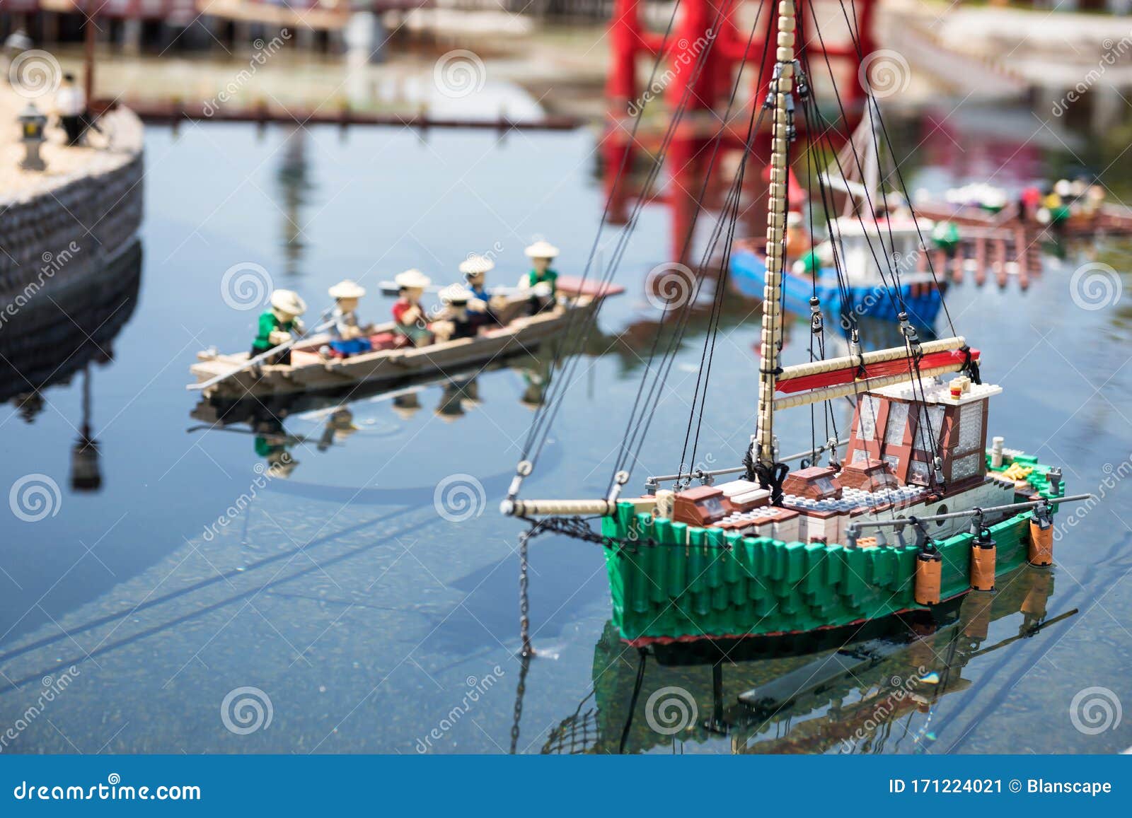 Lego Fishing and Transportation Boat, Nagoya Editorial Photo - Image of  colors, model: 171224021