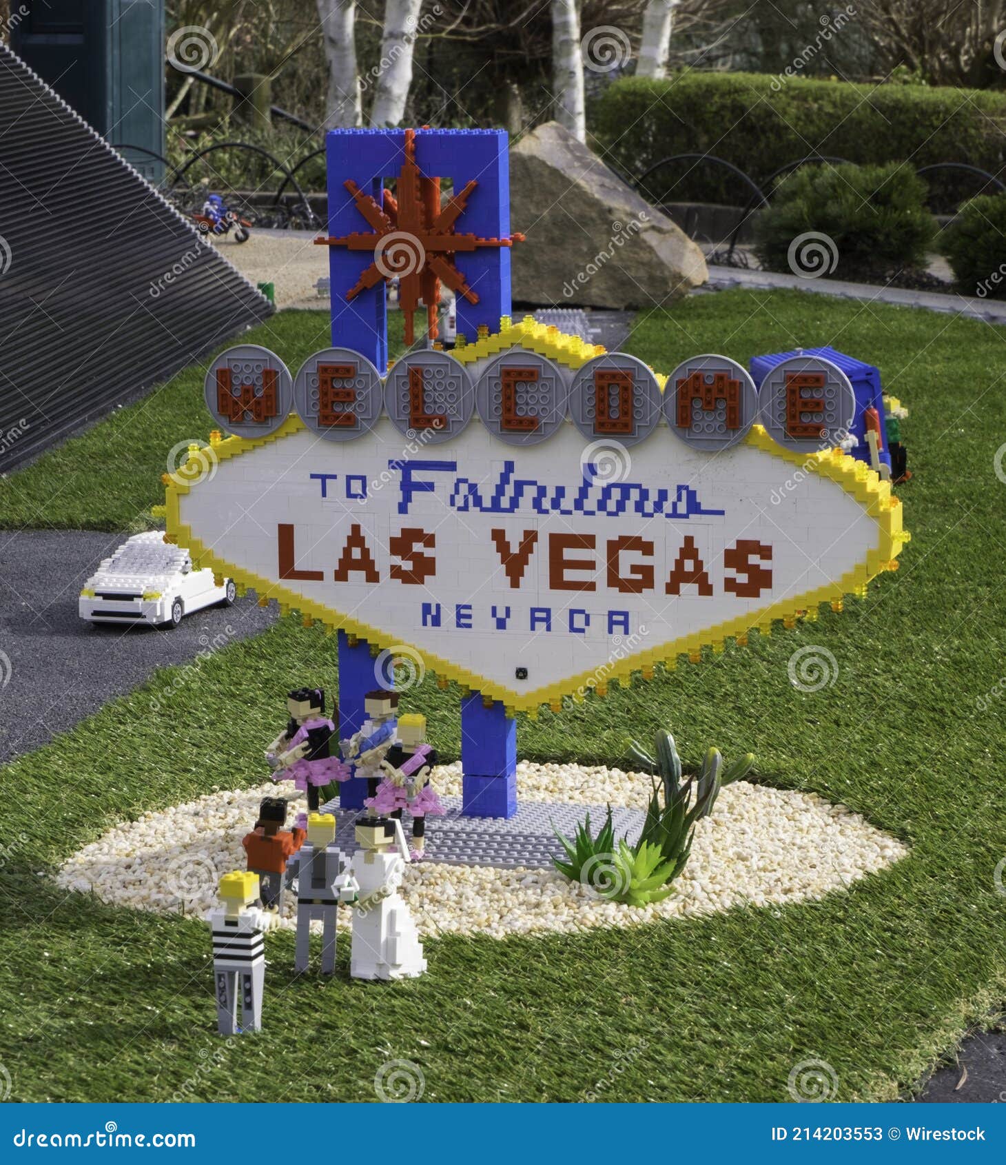 A Lego Las Vegas wedding editorial stock photo. Image of staycation -  214203553