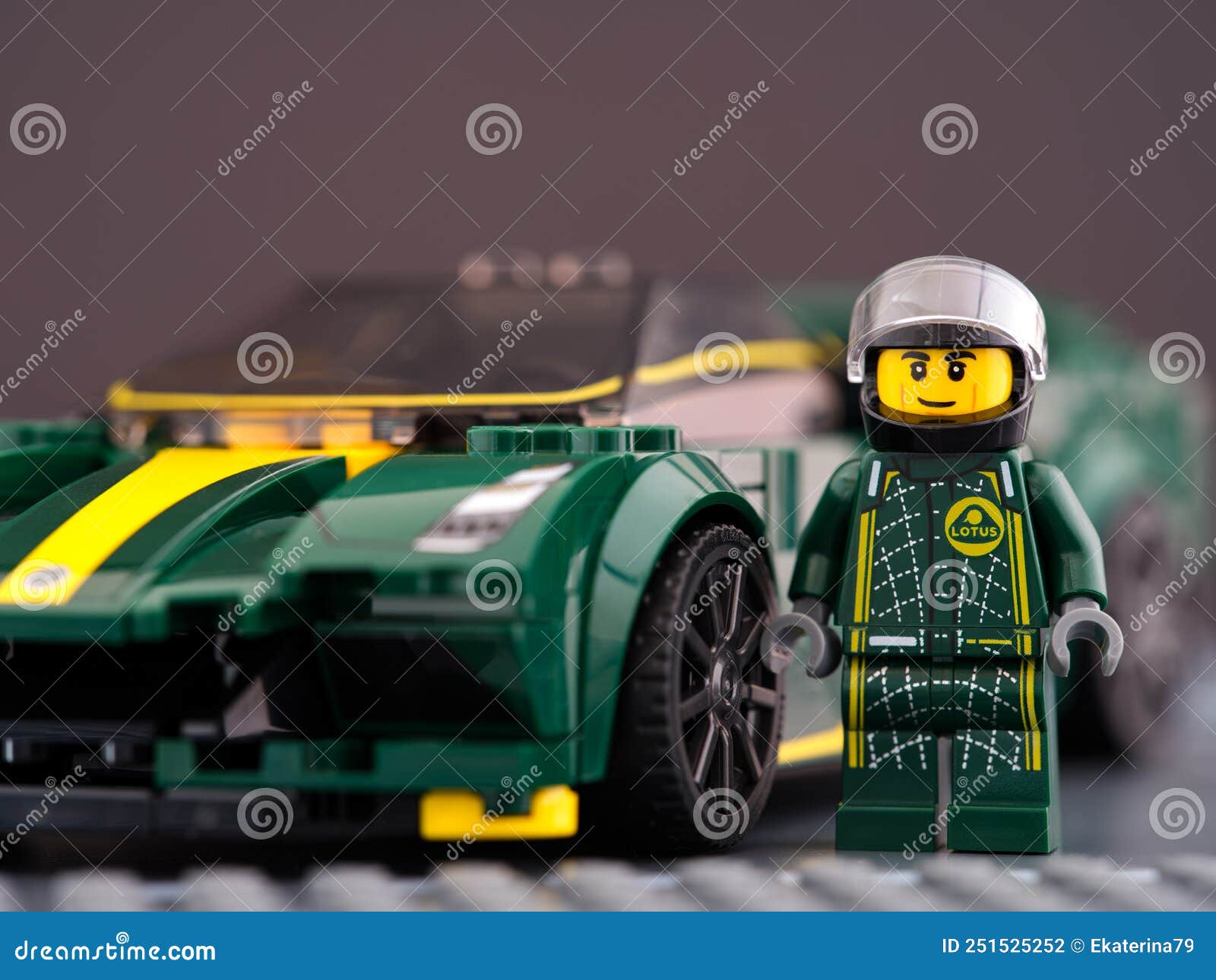 A Lego Lotus Evija Car by LEGO Speed Champions and Its Driver ...