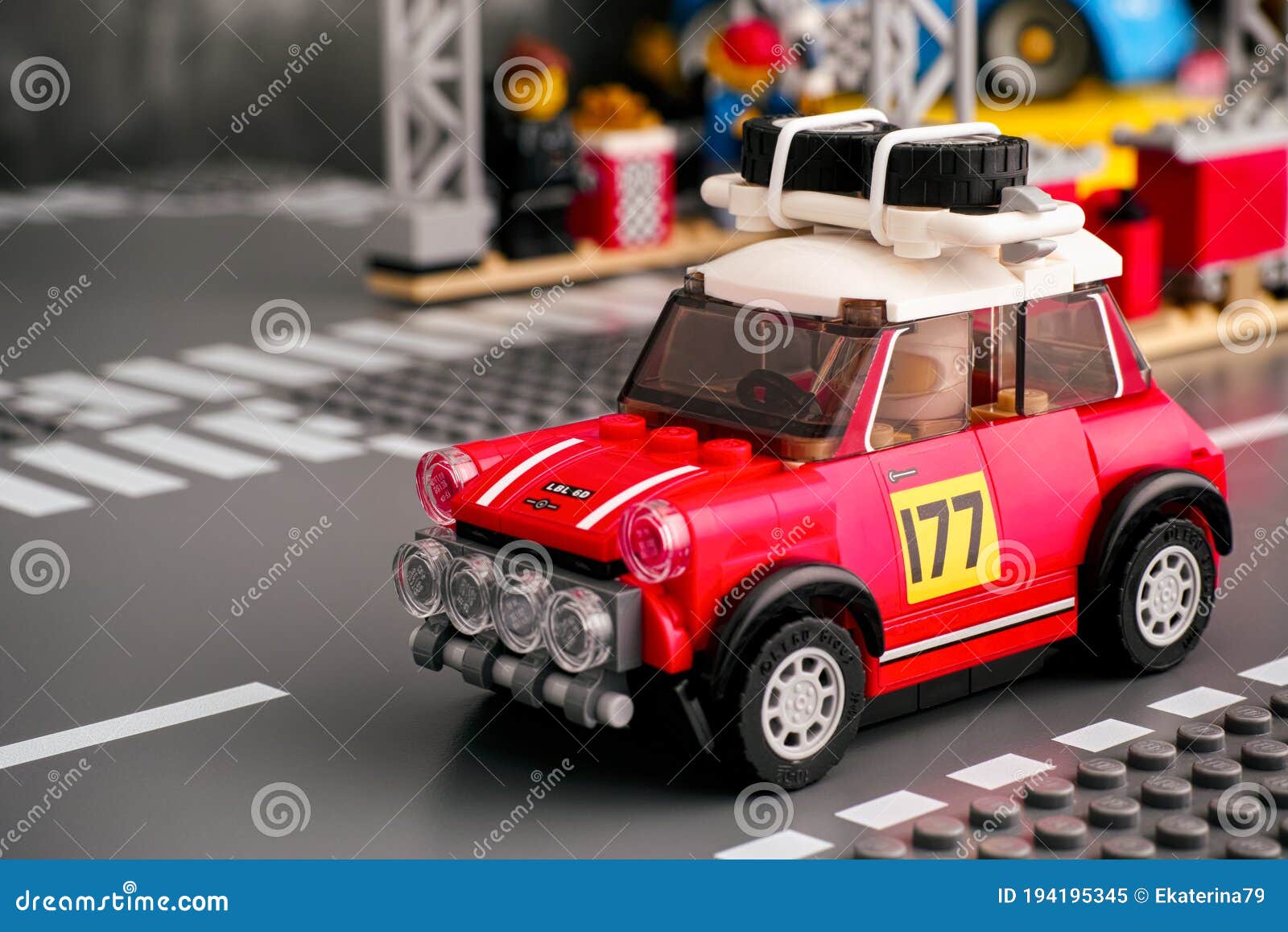 Lego 1967 Mini Cooper S Rally Car by LEGO Speed Champions on Road ...