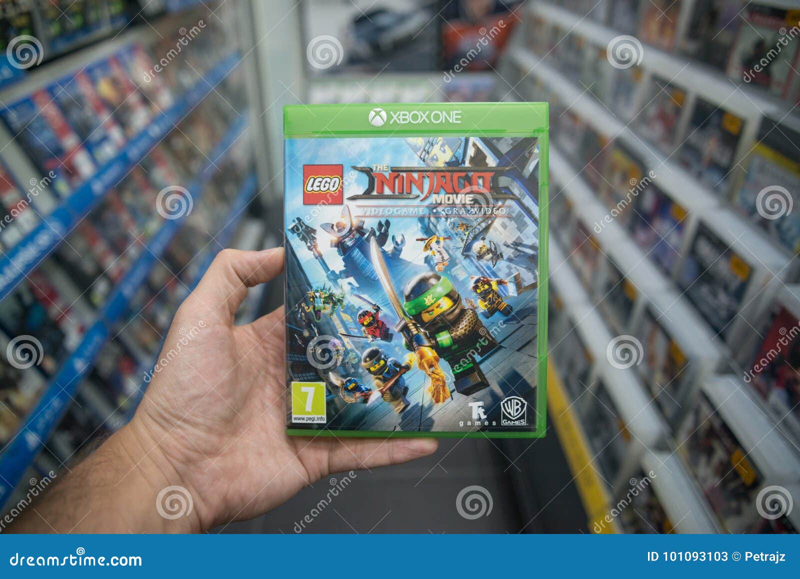 Bouwen op niemand Authenticatie Lego Ninjago Videogame on Microsoft XBOX One Console Editorial Stock Photo  - Image of hold, analog: 101093103