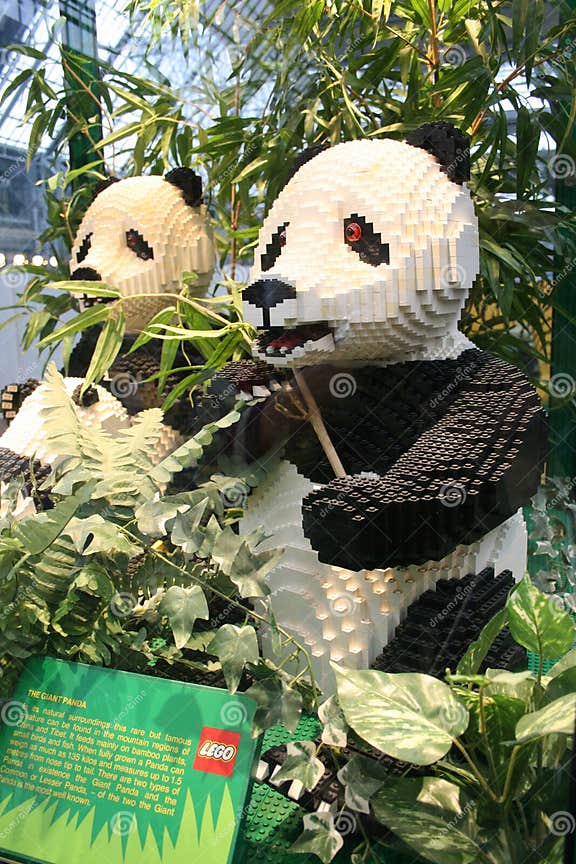 LEGO Pandas editorial stock image. Image of block, panda - 18407069