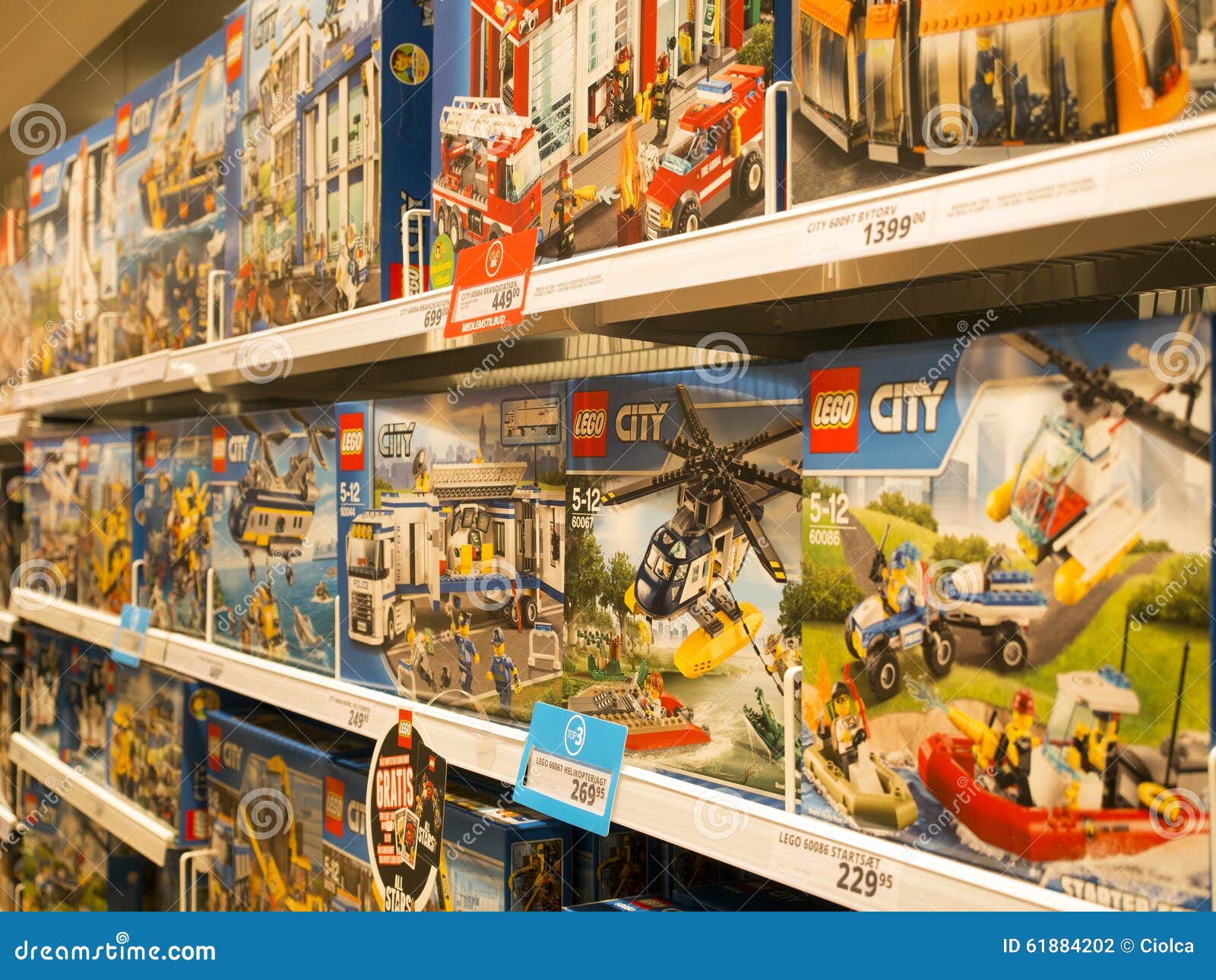 Lego Store, Copenhagen editorial photography. Image of 61884202
