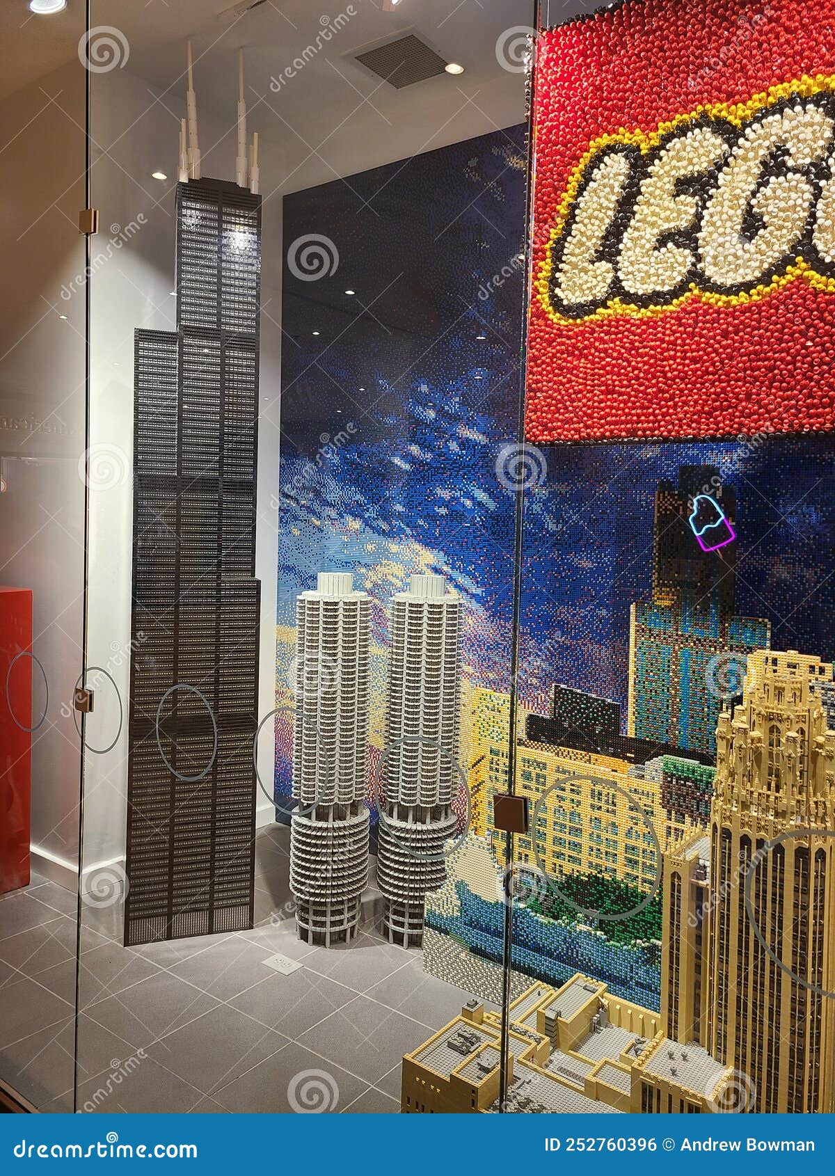 The Lego Store at Water Tower Place Mall in Chicago Editorial Photo