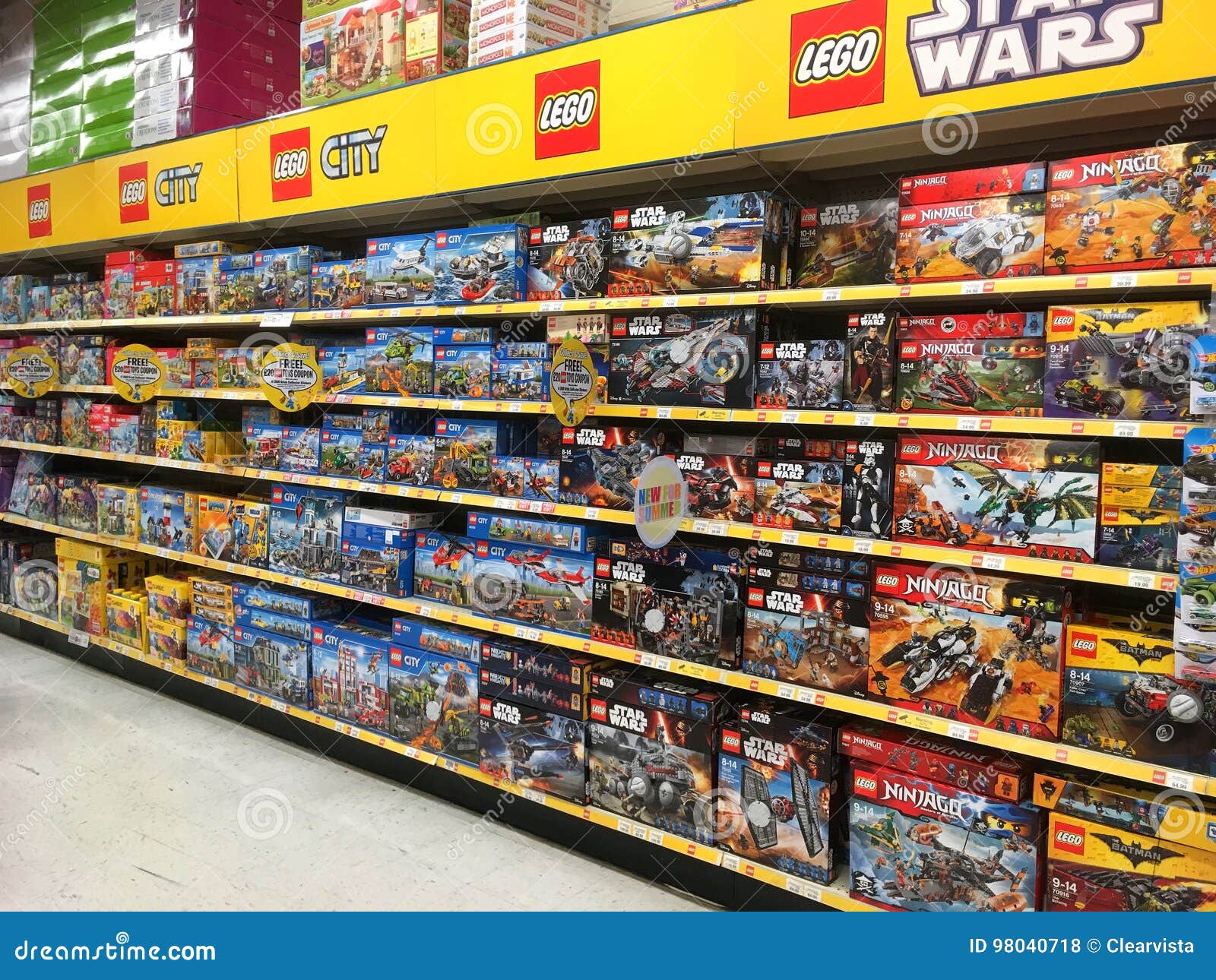 Lego Toys in Boxes for in a Store. Editorial Stock Photo - of toys, childs: 98040718