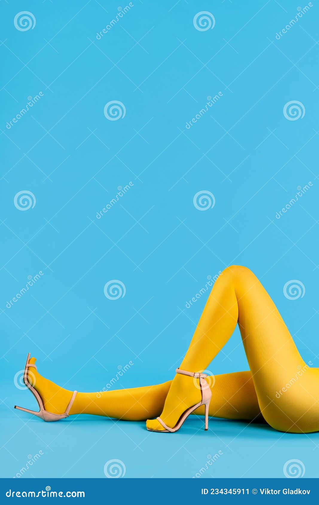 ASIZ Yellow Heel Sandals For Women