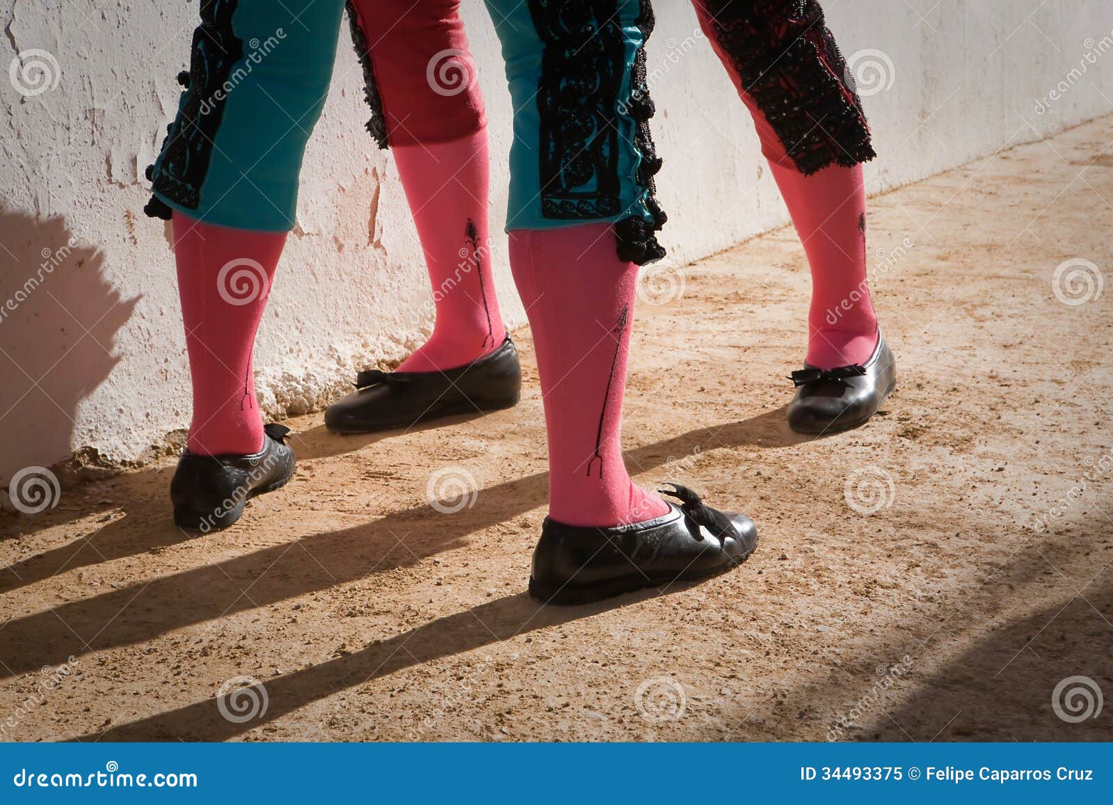 legs of bullfighters