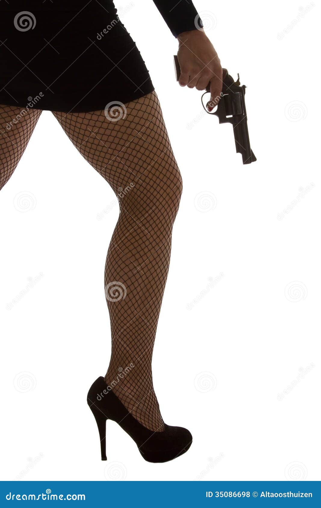 Download Legs Of Dangerous Woman With Handgun And Black Shoes ...