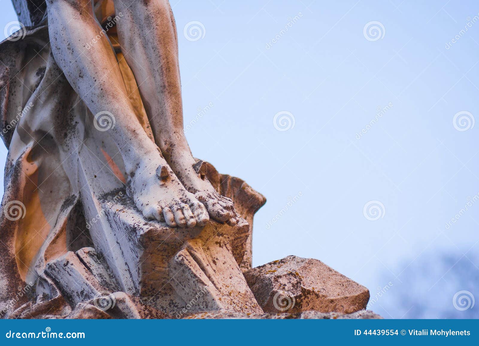 Legs Statue of Jesus Christ. Stock Photo Image of marble, stone 44439554