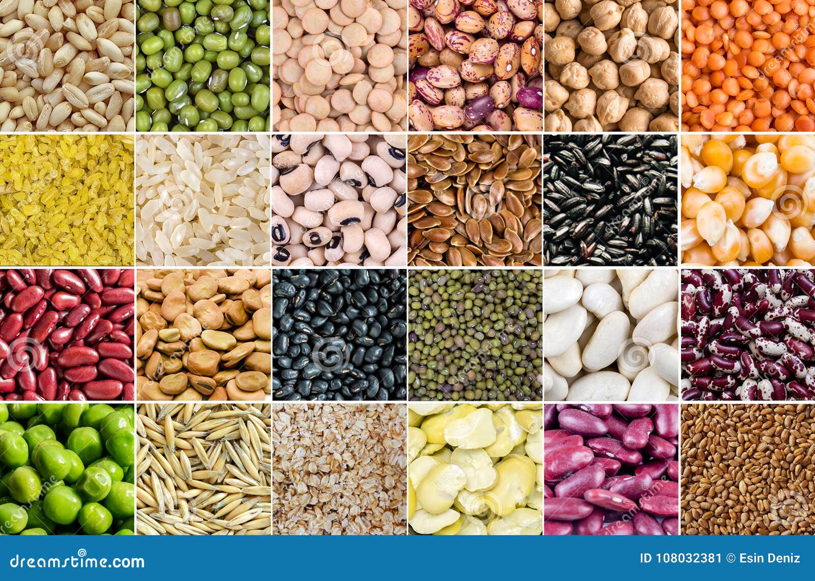 Legumes collage stock image. Image of seeds, seed, legumes 108032381