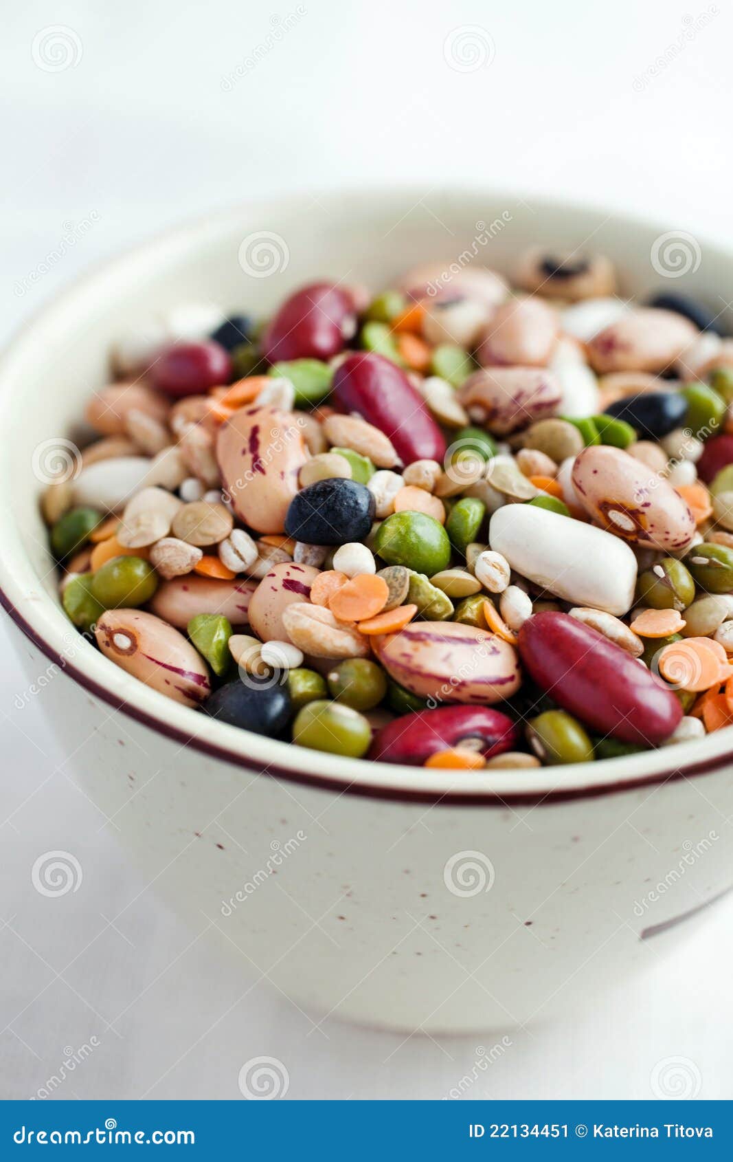 Legumes and cereals stock image. Image of dried, black 22134451