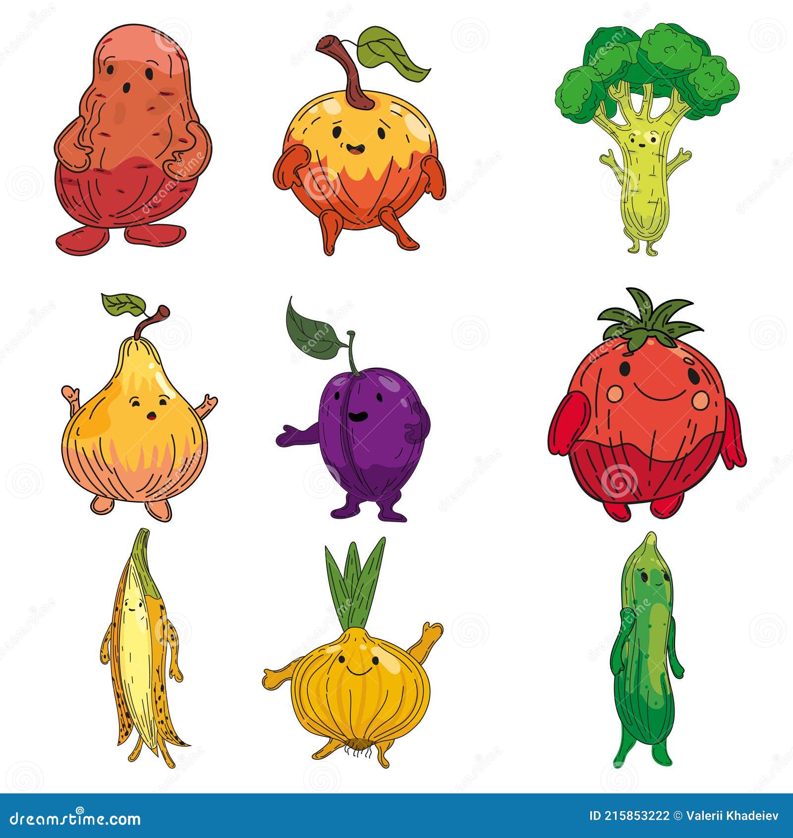 Vetores de Padrão Perfeito De Legumes Doodle Vegetarianos