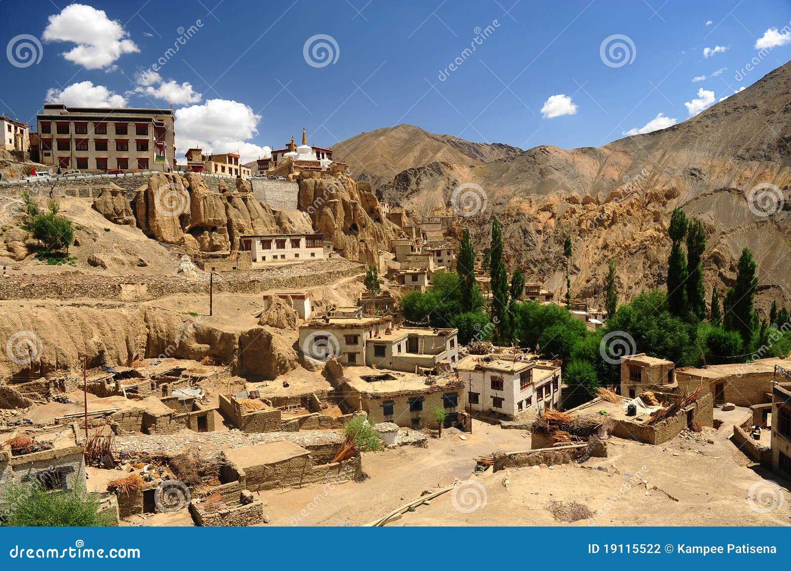 Leh In Ladakh Indien Stockfoto Bild Von Indien Ladakh 19115522