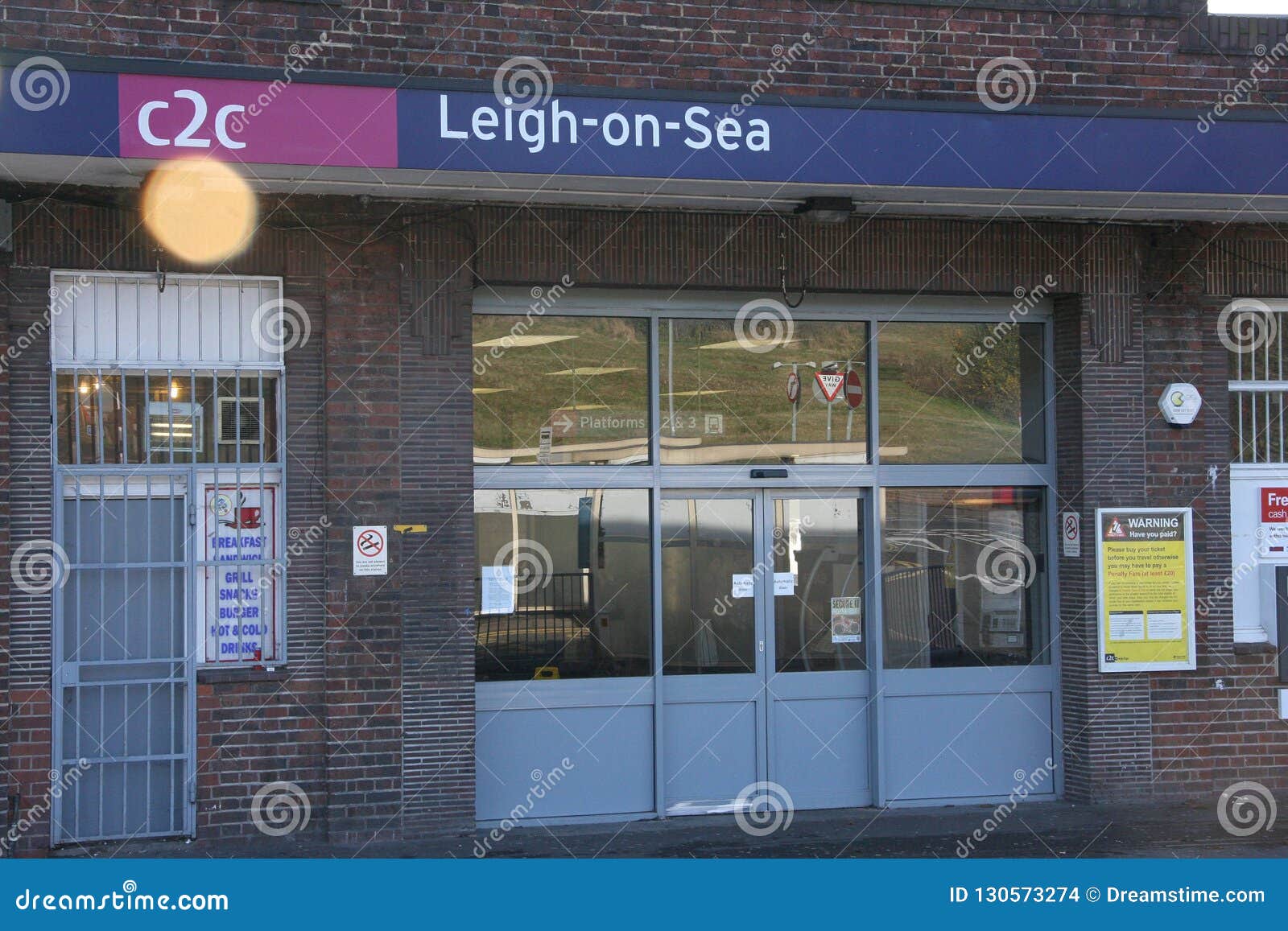 Leigh Station editorial stock image. Image of station 130573274