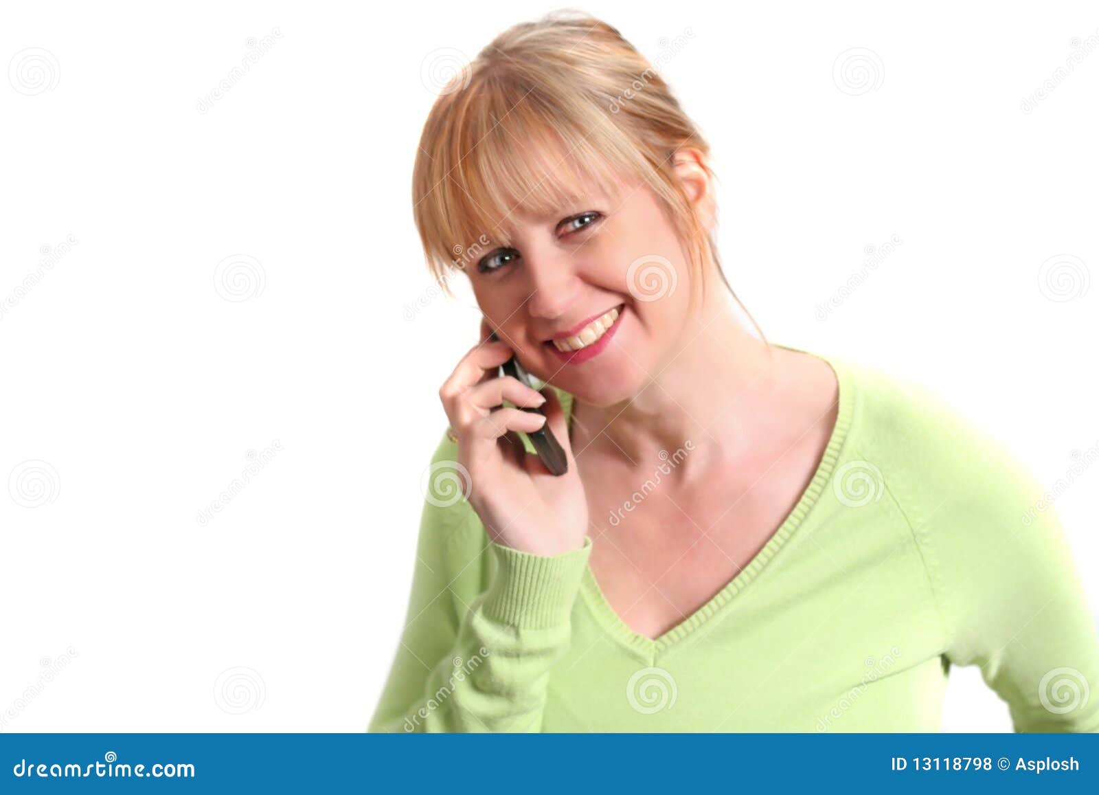 Leisure time phone call stock photo. Image of cell, female 13118798