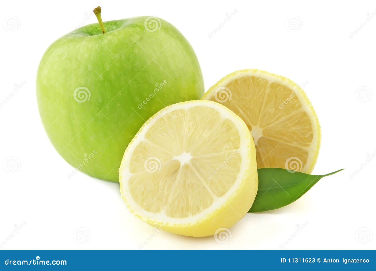 Lemon and apple stock image. Image of snack, crop, ripe 11311623