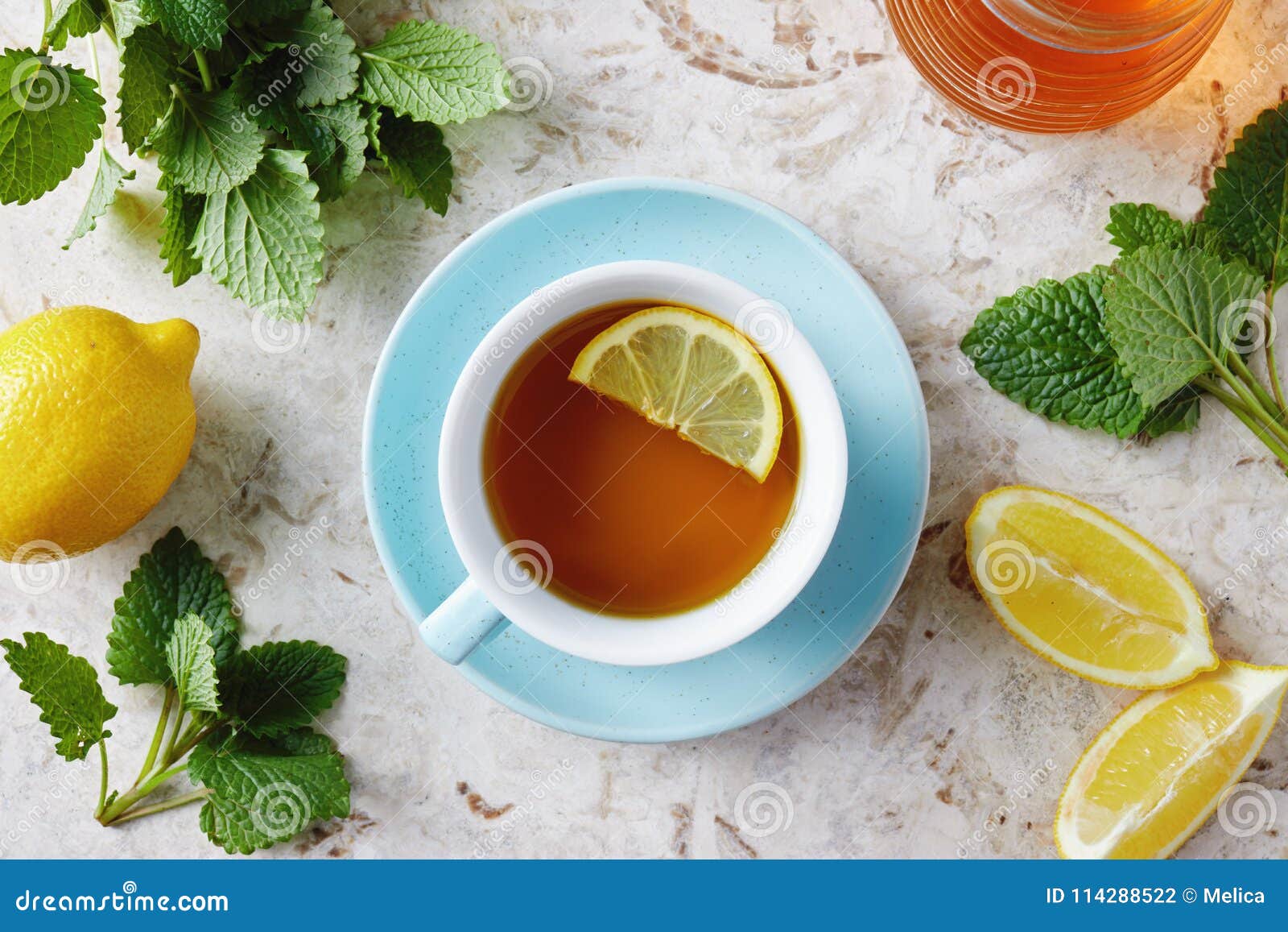 lemon balm tea lemon balm tea