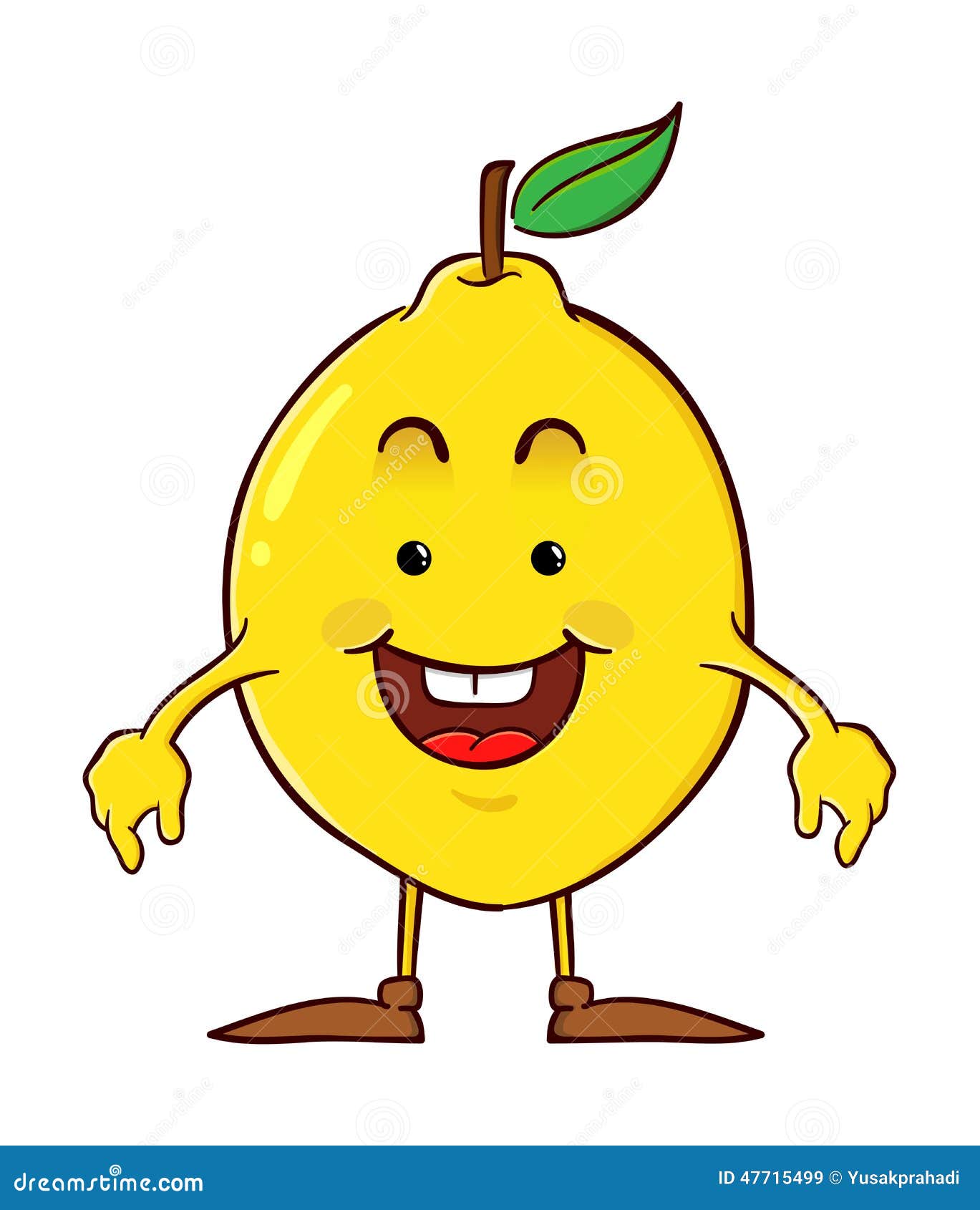 Lemon Cartoon Character Stock Vector - Image: 47715499