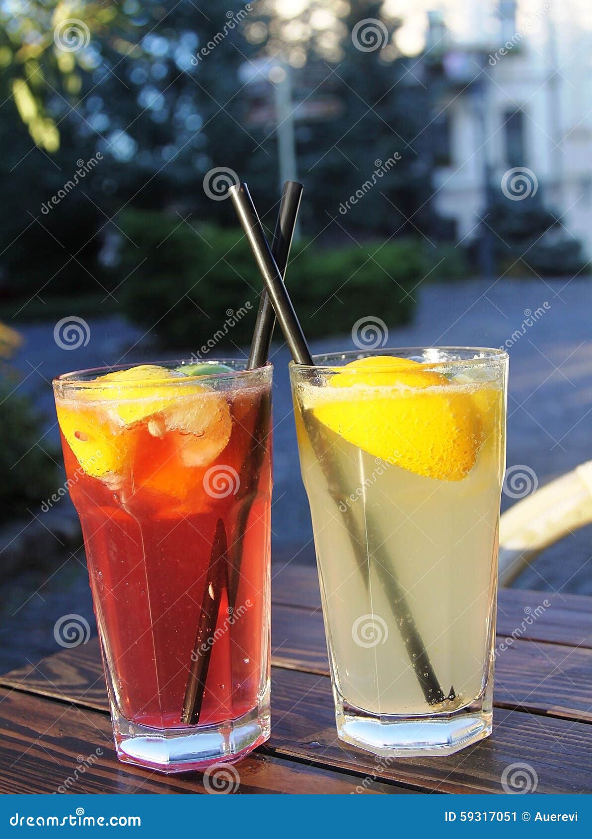 Lemon cocktail drink stock image. Image of outdoors, cocktail 59317051