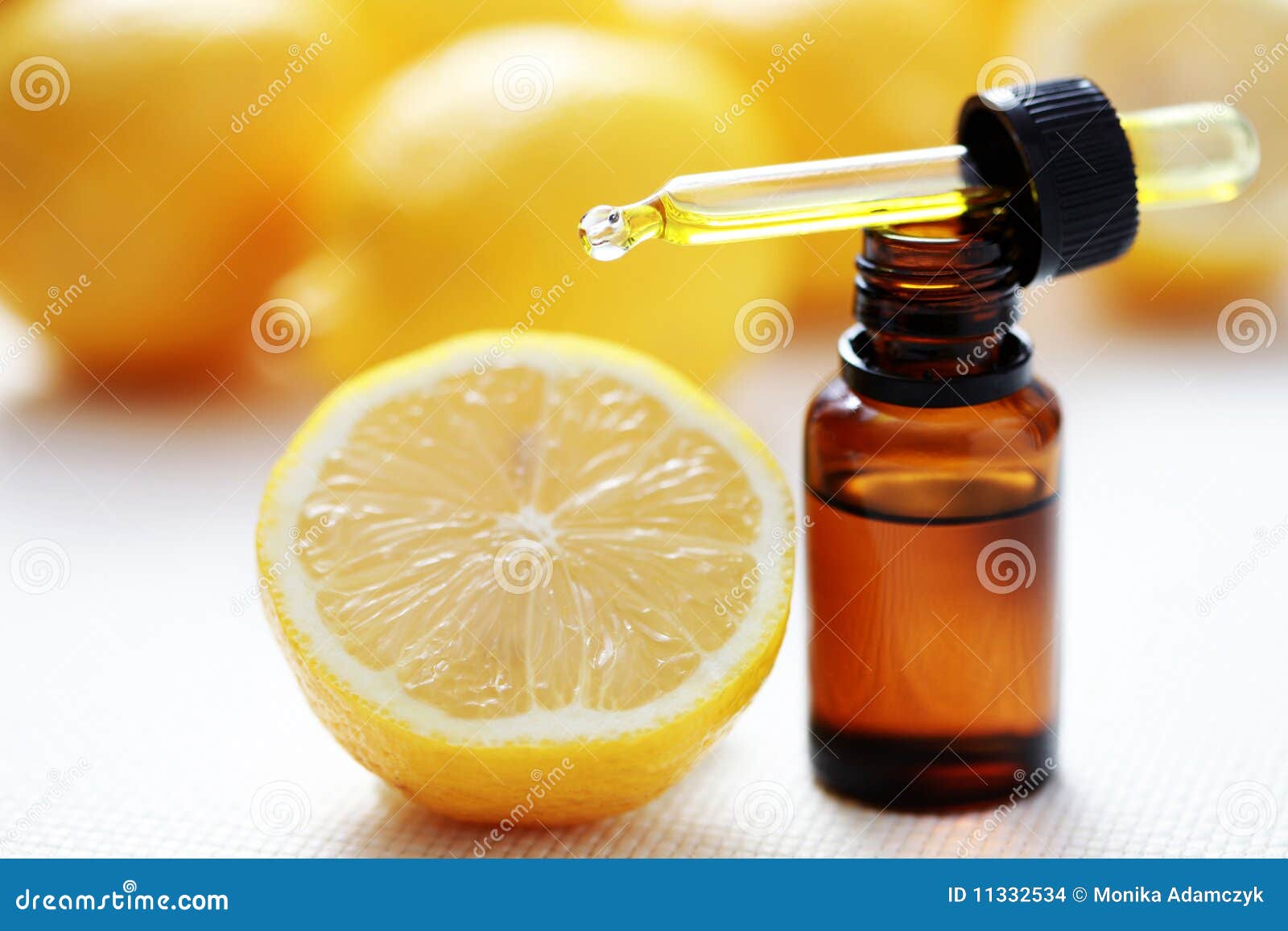 Lemon essential oil stock photo. Image of luxury, wellbeing 11332534