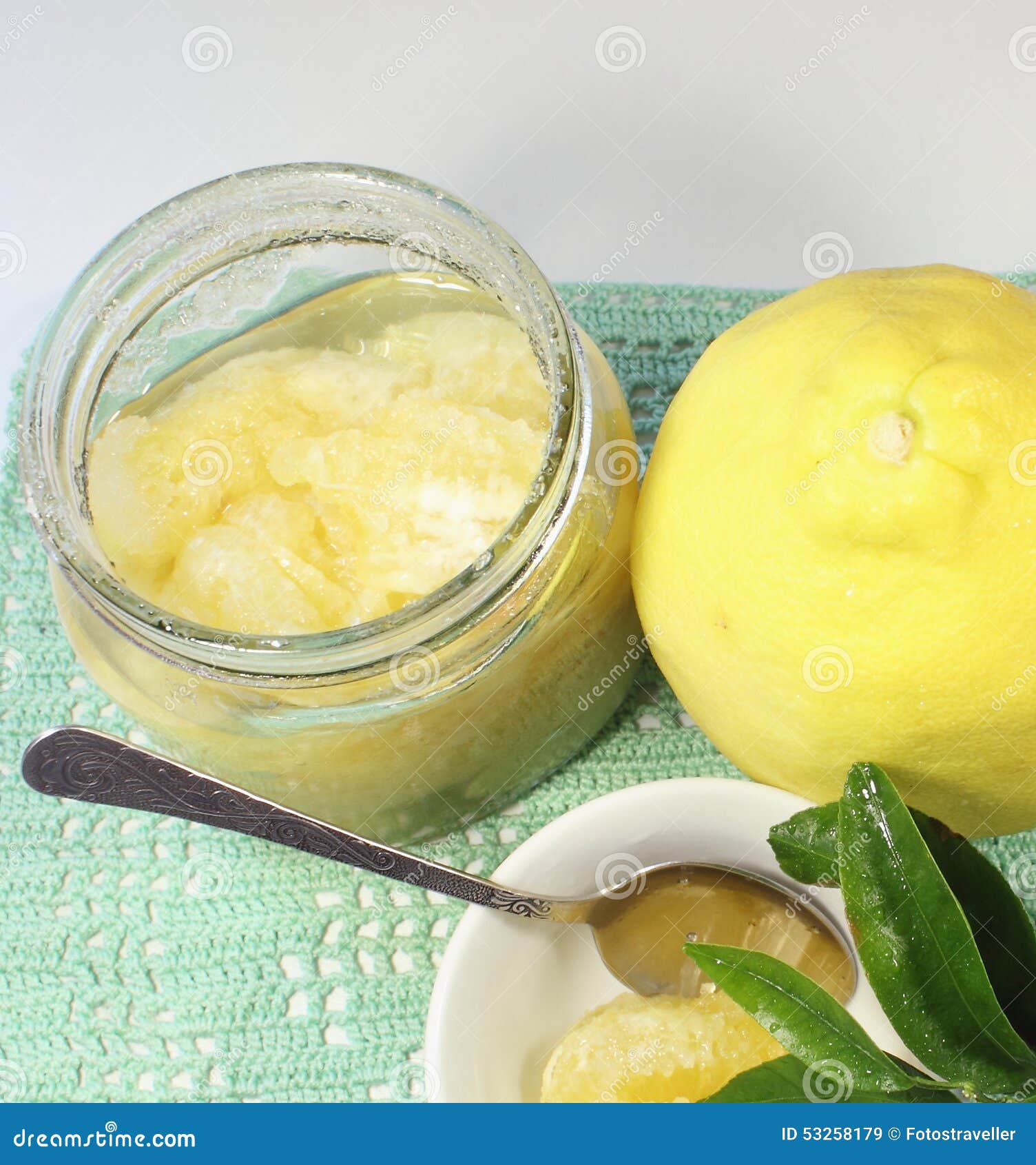 Lemon jam stock image. Image of health, homemade, ripe - 53258179