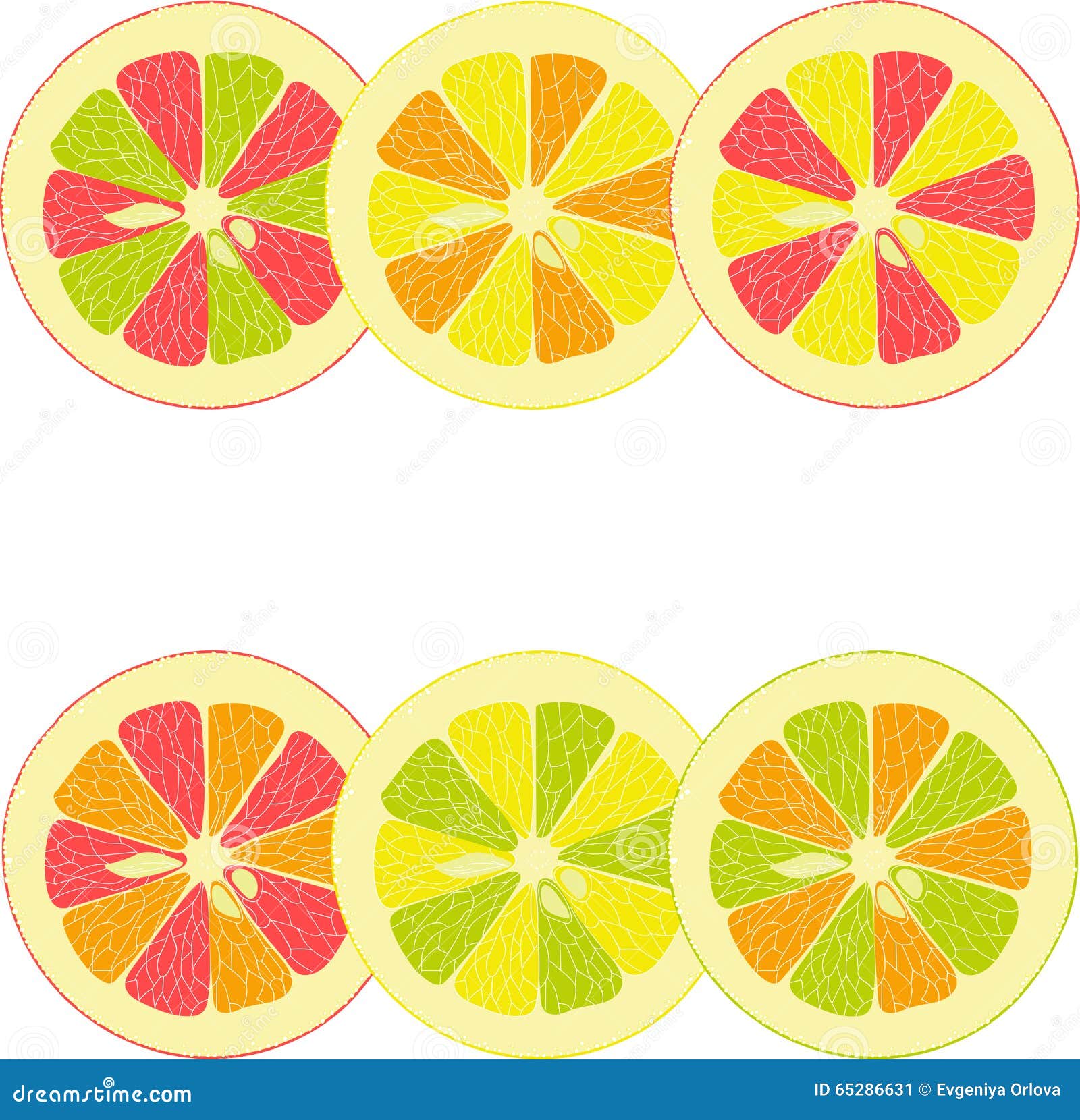 Lemon, Lime, Orange, Pink Grapefruit, Pomelo Collection of ...