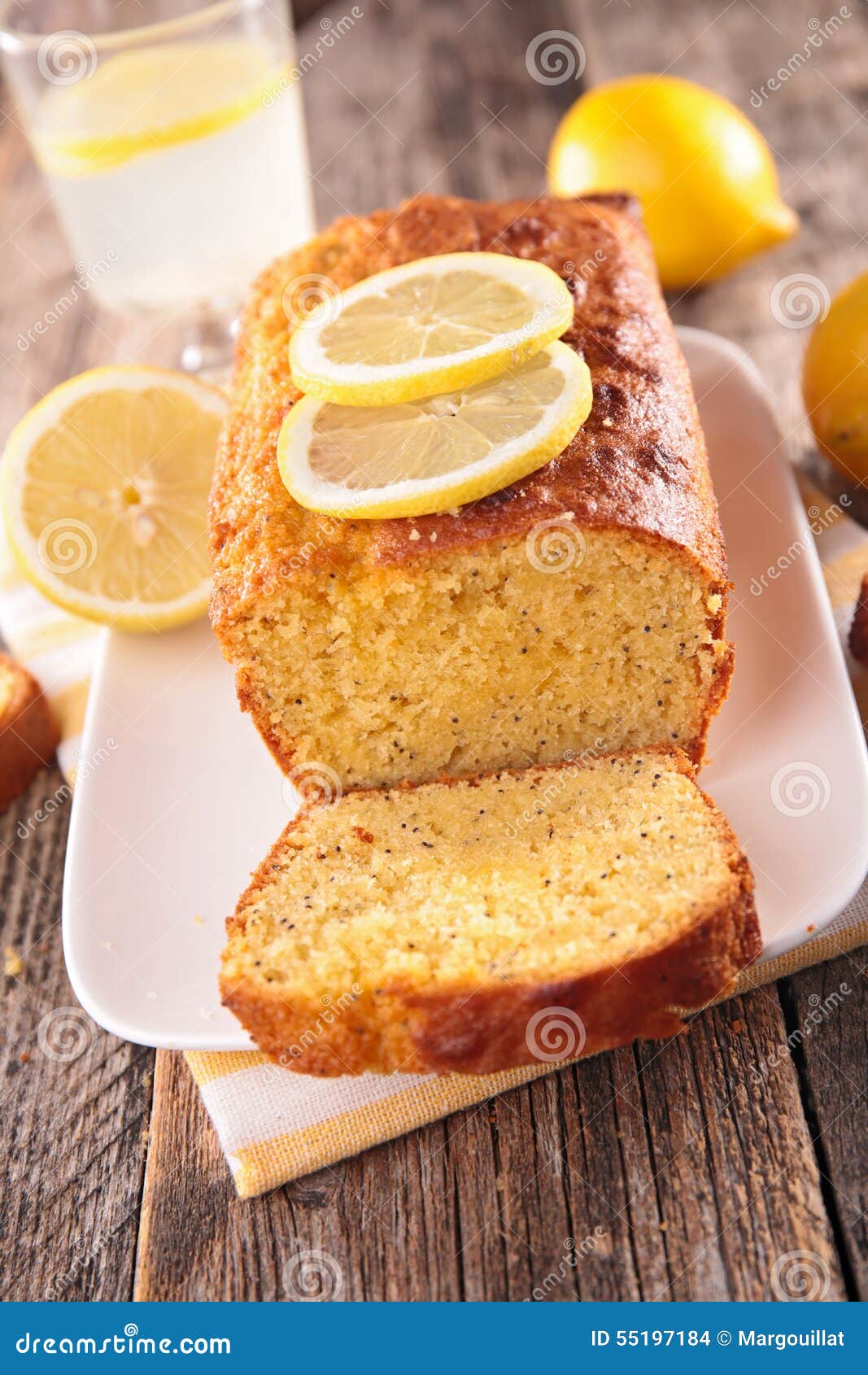 Lemon loaf cake stock photo. Image of bake, healthy, citrus - 55197184