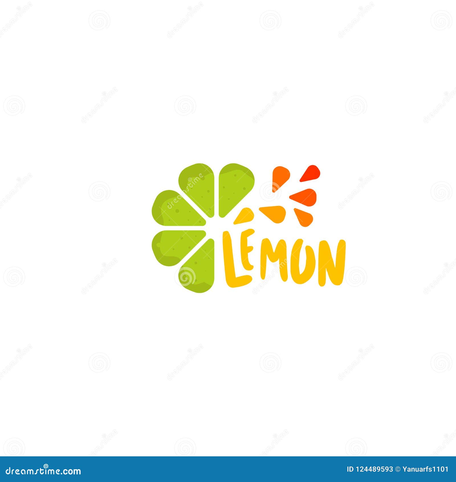 Lemon Logo Vector Template. Logo Template for Your Business Stock