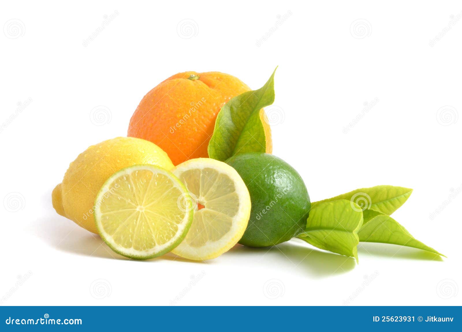 Lemon, orange and lime stock image. Image of refreshment 25623931
