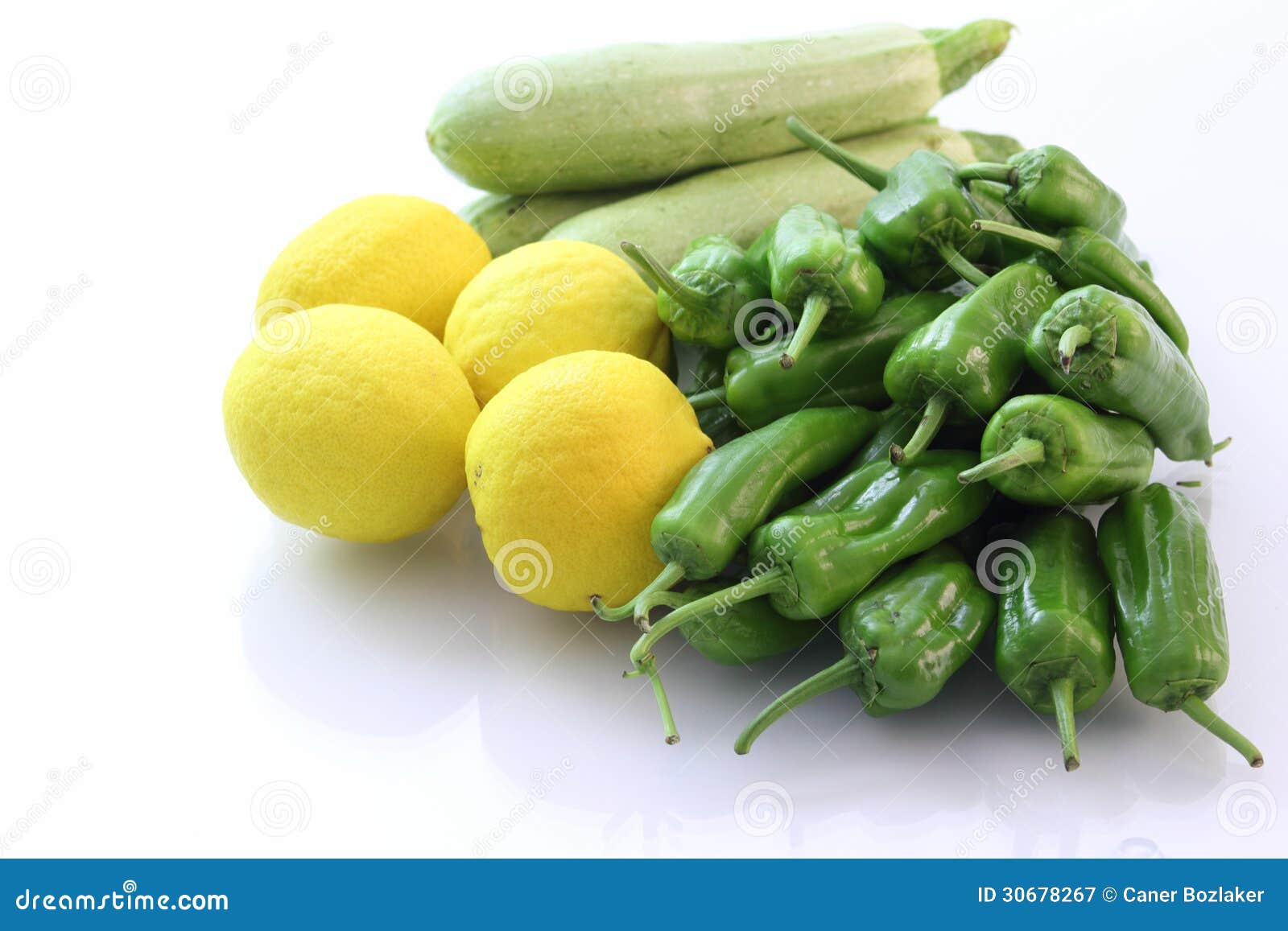Lemon pepper and zucchini stock image. Image of garden 30678267