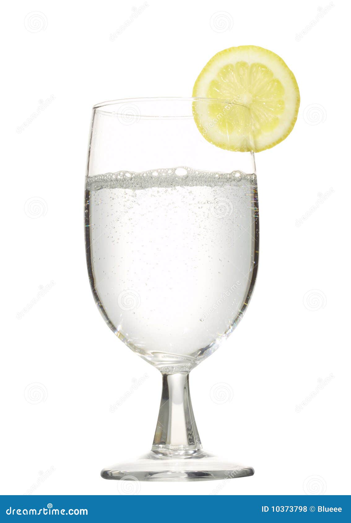 Lemon seltzer in a glass stock photo. Image of cool, drink 10373798
