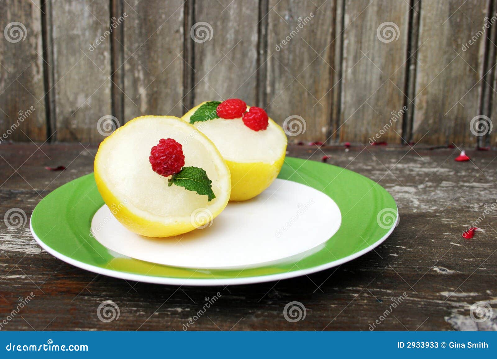 Lemon sherbet stock image. Image of appetizing, orange 2933933