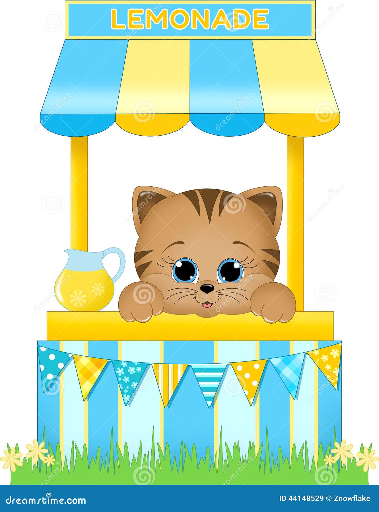 Lemonade Stand stock illustration. Illustration of clipart ...