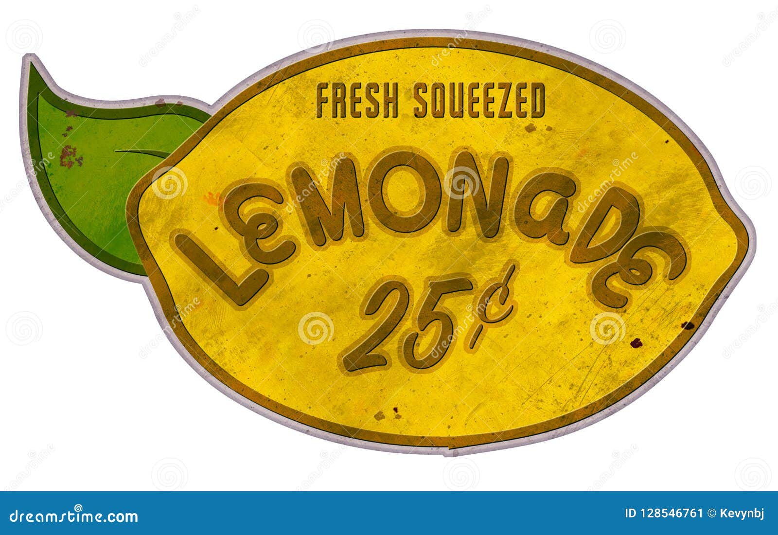 lemonade stand sign tin retro lemon  vintage