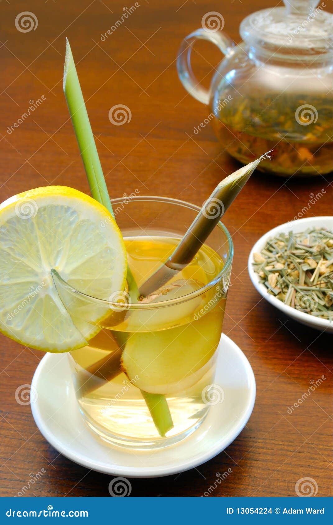 Lemongrass and Ginger Herbal Tea Stock Photo Image of brown, drink