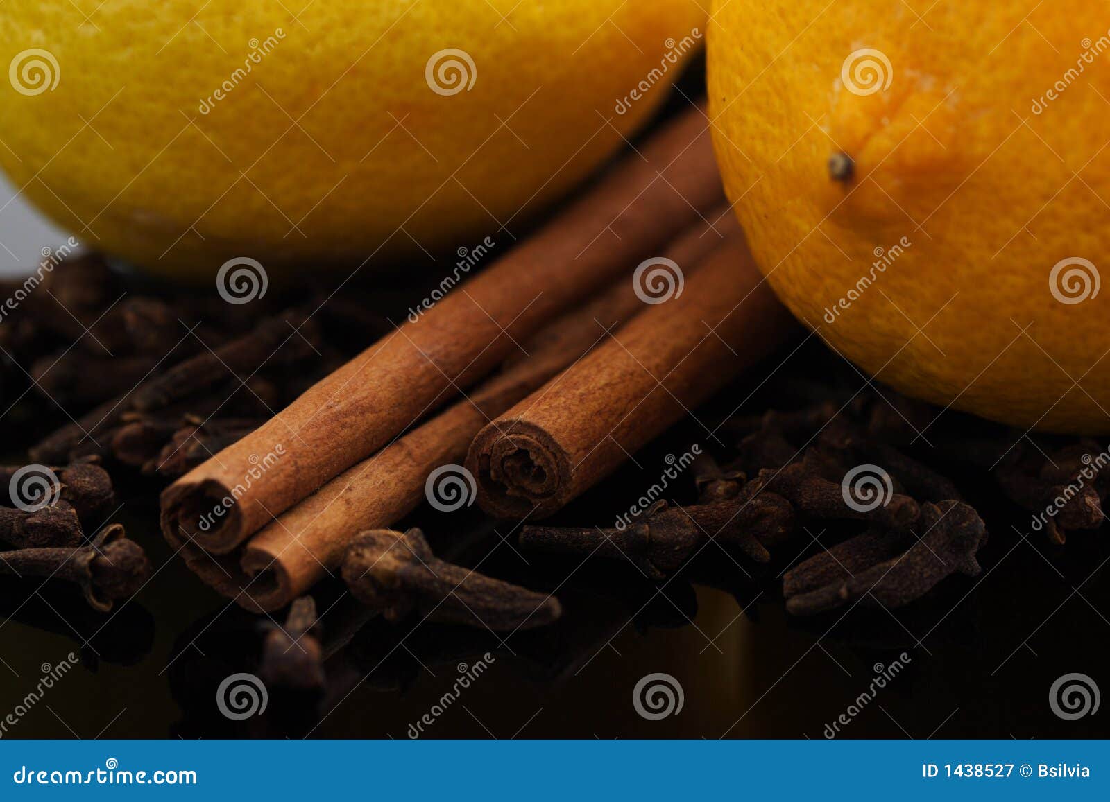 Lemons, Cinnamon and Cloves Stock Image Image of produce, preparation