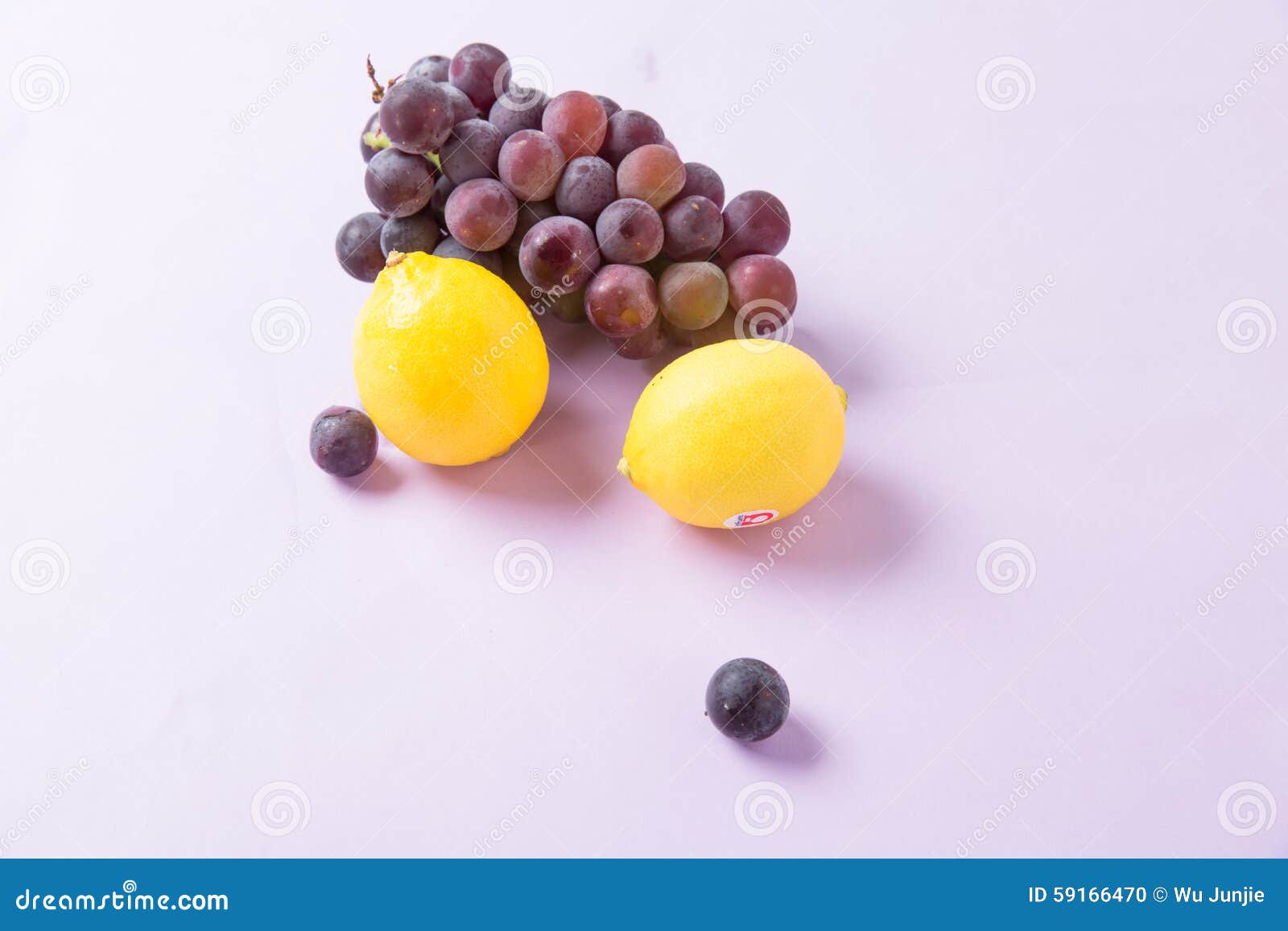 Lemons and Grape stock photo. Image of lemons, healthy 59166470