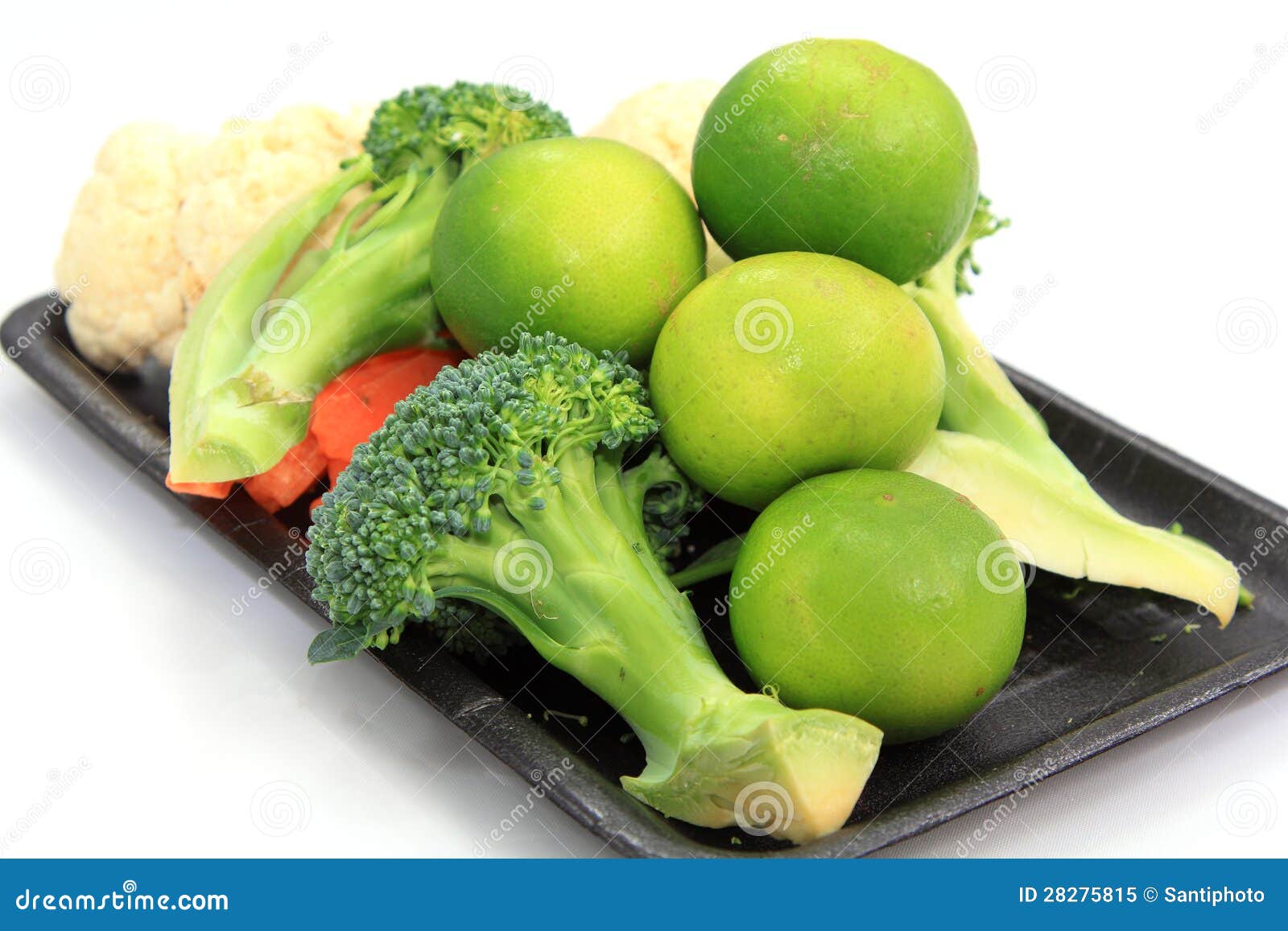 Lemons and vegetables set stock image. Image of green 28275815
