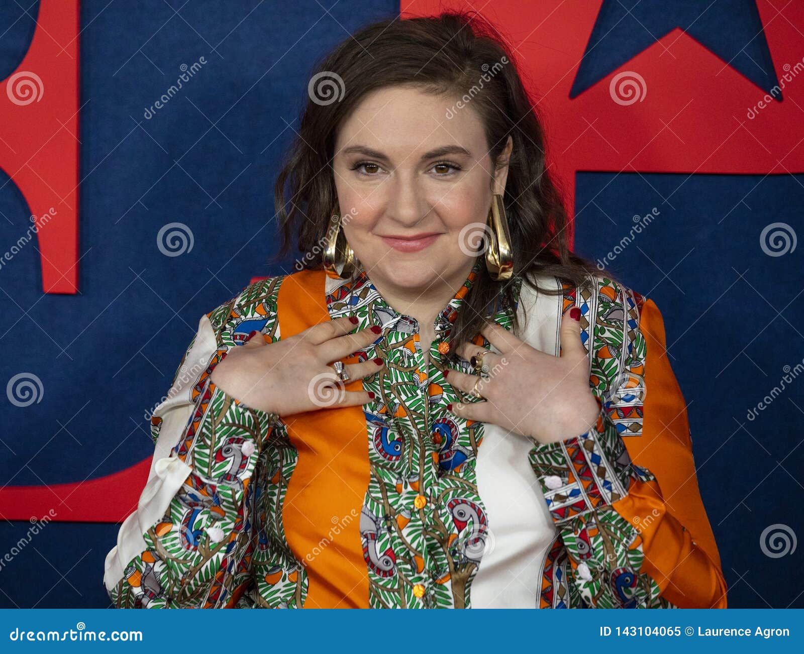 Lena Dunham At Premiere Of Final Season Of Veep Editorial Image Image