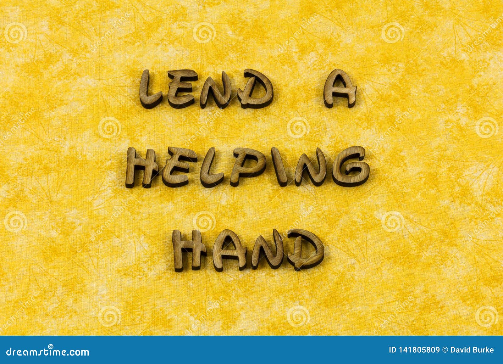 lend helping hand help people volunteer charity