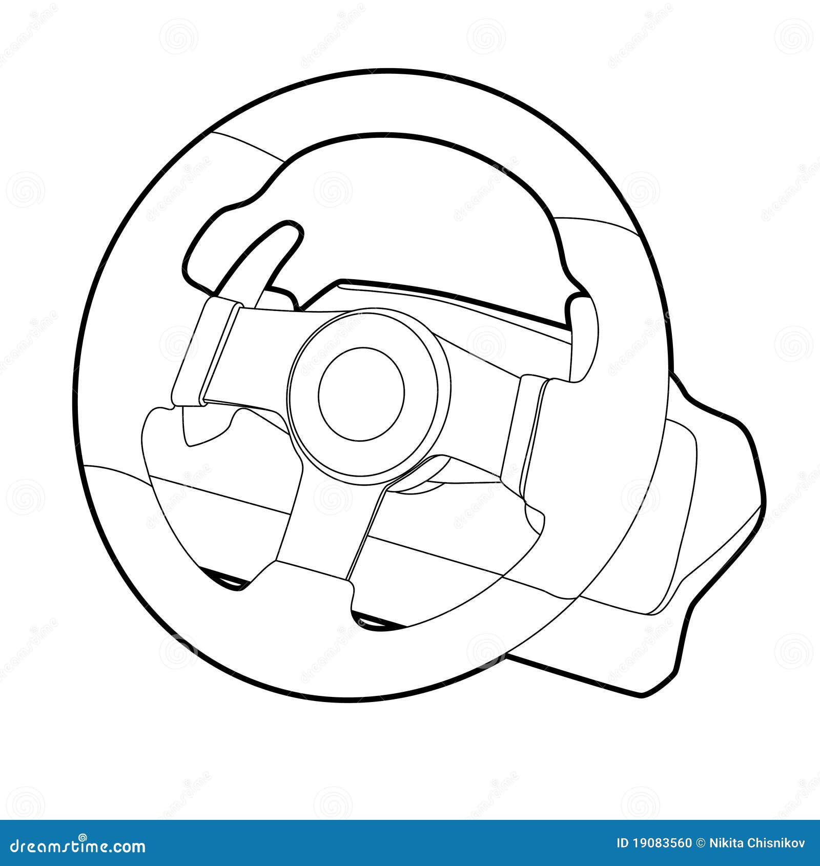 Lenkrad vektor abbildung. Illustration von elektrisch