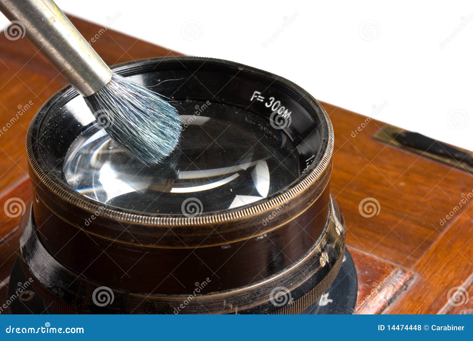 Lens cleaning brush stock photo. Image of isolated, prevention 14474448
