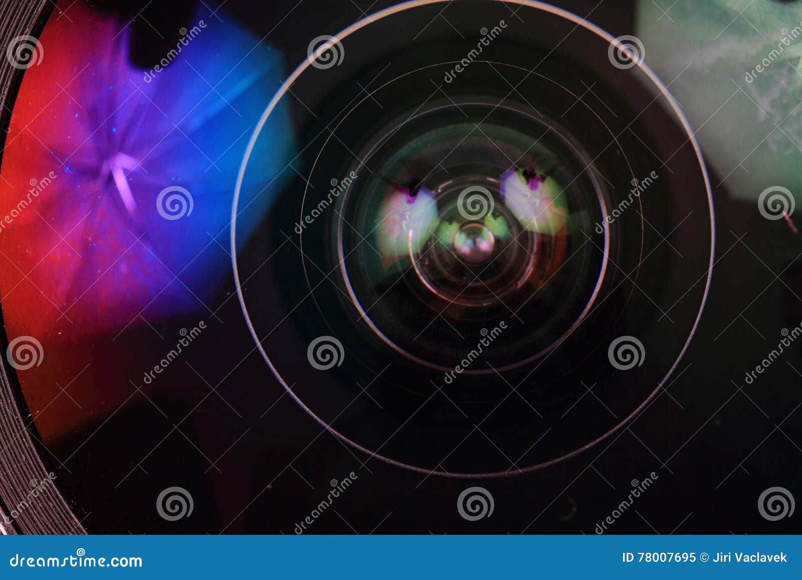 lens of photo camera (objective)