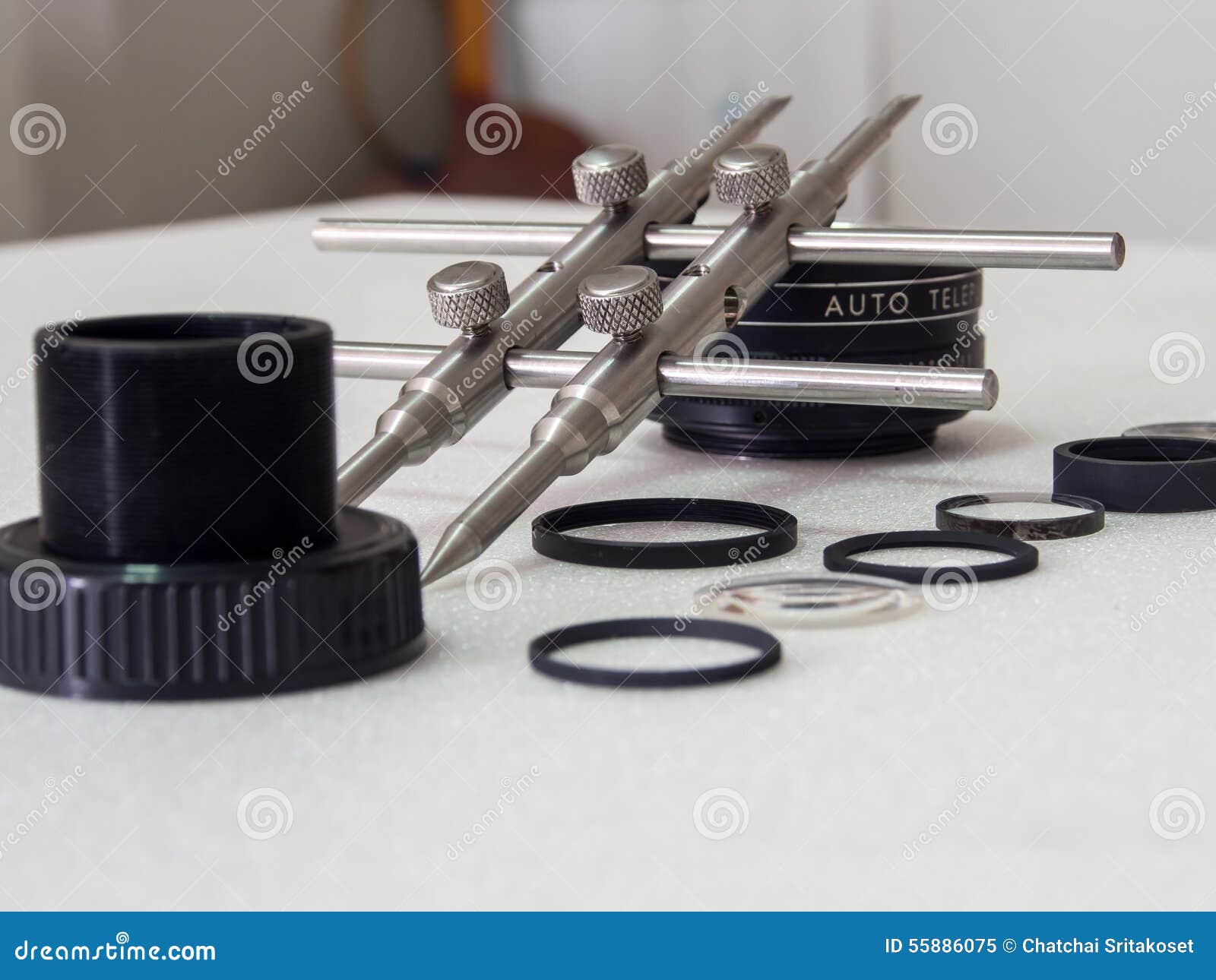 Lens repair tools stock image. Image of bolt, shiny, turn 55886075
